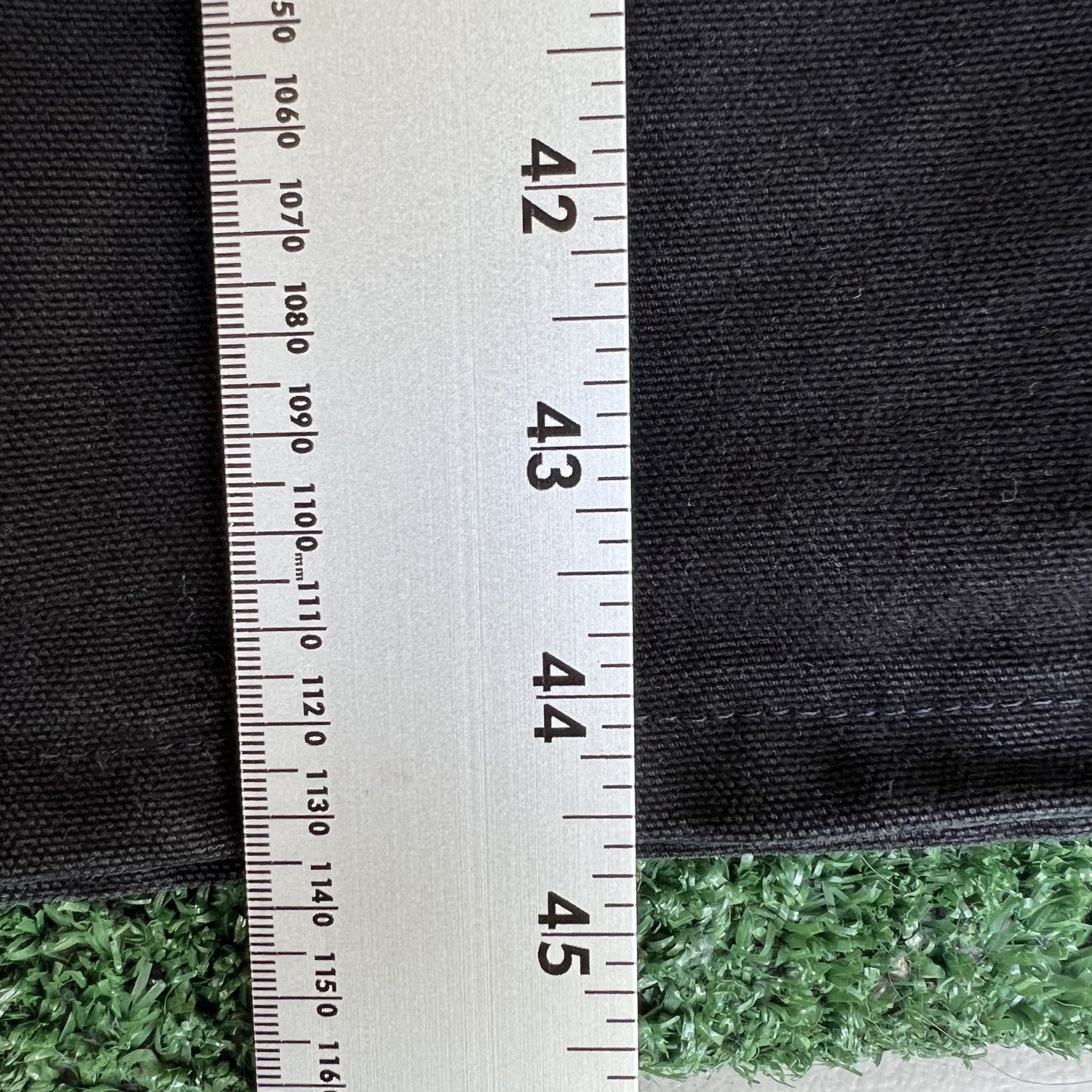 VTG Men Carhartt B01 BLK Double Knee Carpenter Canvas Wide-Leg Black Pants 40x31