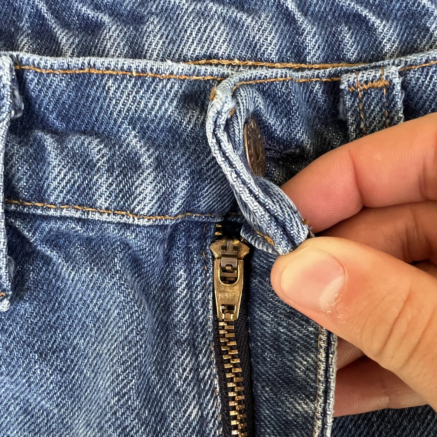 Vintage 80s Men's Levi's Orange Tab Bootcut Flared 20517-0217 34x32 USA Made
