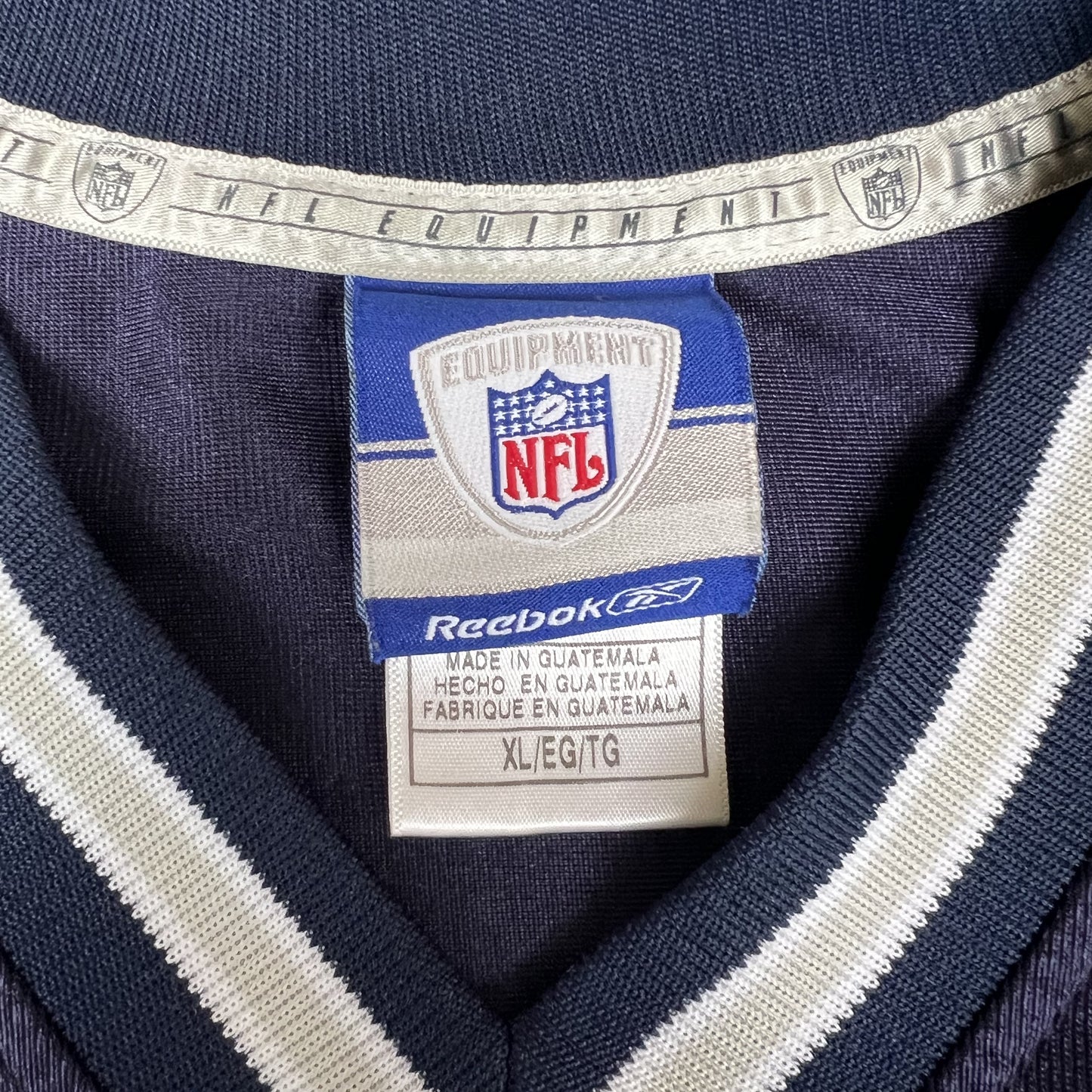 Vintage Y2K Men's Reebok NFL Dallas Cowboys Home Emmitt Smith Legends Jersey XL