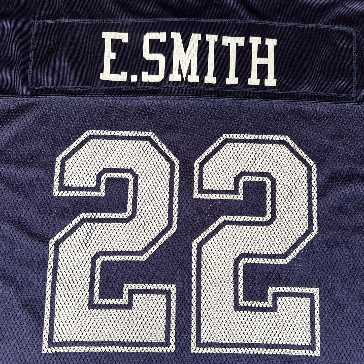 Vintage Y2K Men's Reebok NFL Dallas Cowboys Home Emmitt Smith Legends Jersey XL