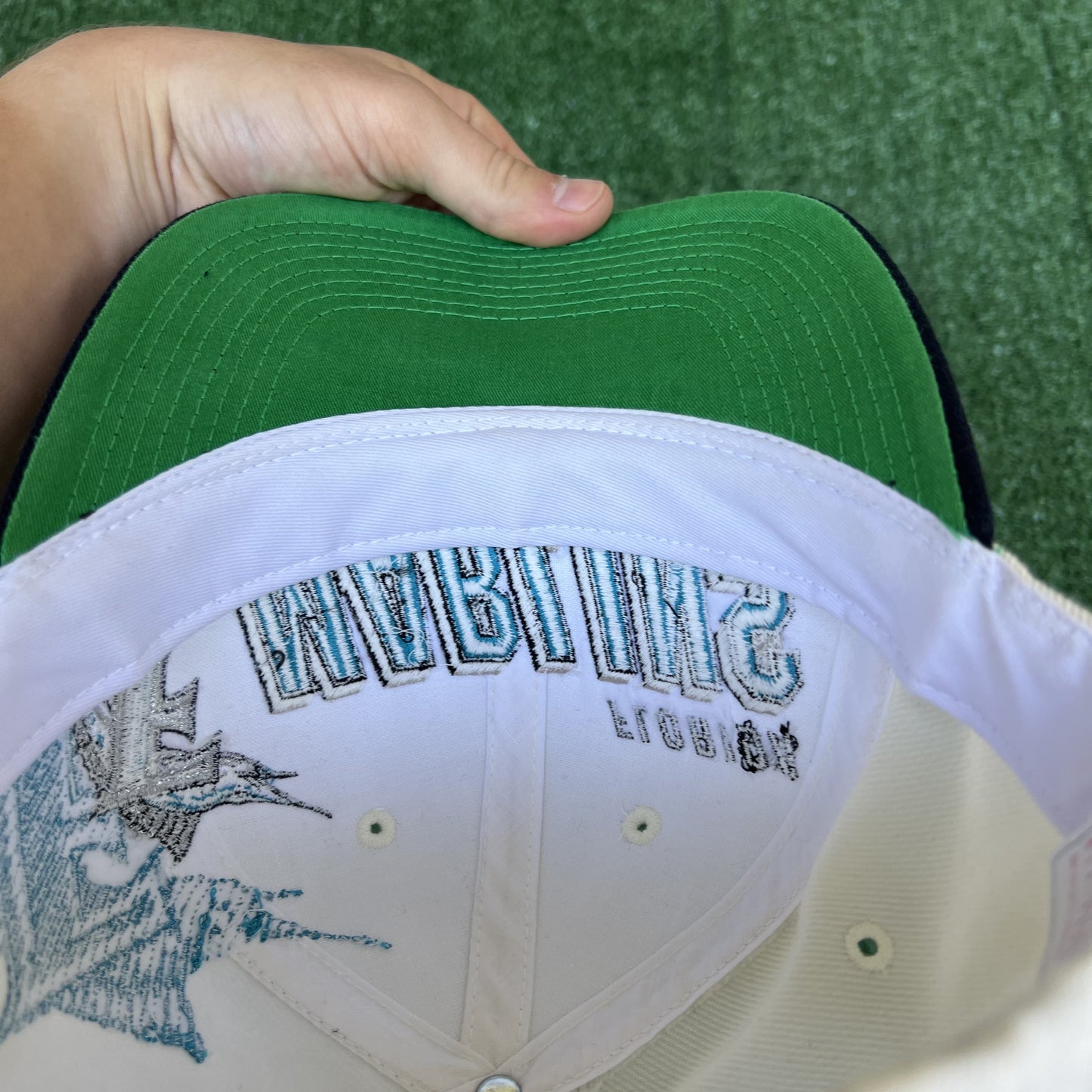VTG 90s Men's Sports Specialties MLB Florida Marlins Shadow Script Snapback Hat