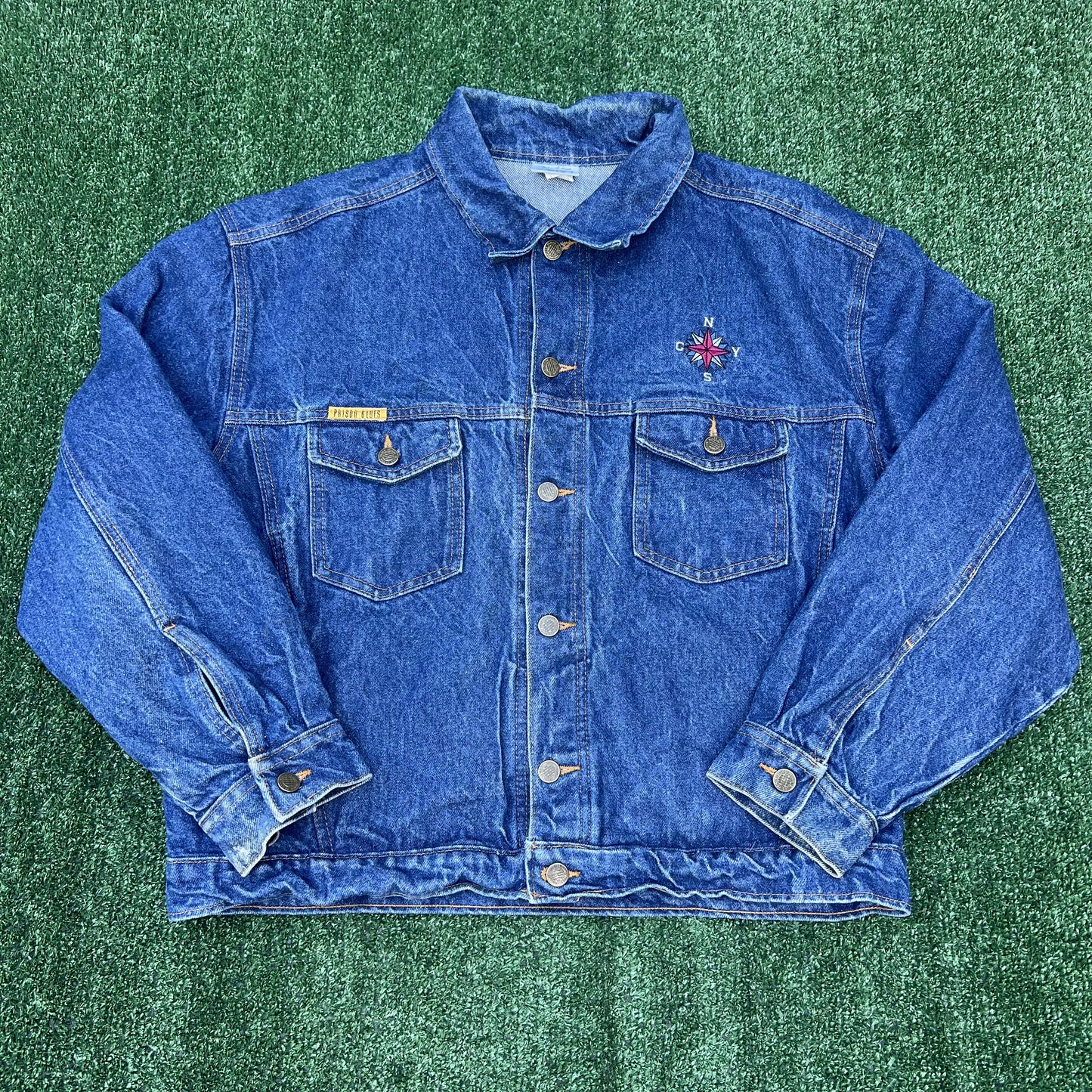 Vintage Crosby Stills Nash & Young CSNY Tour Denim Jacket – Men’s Large (2000)