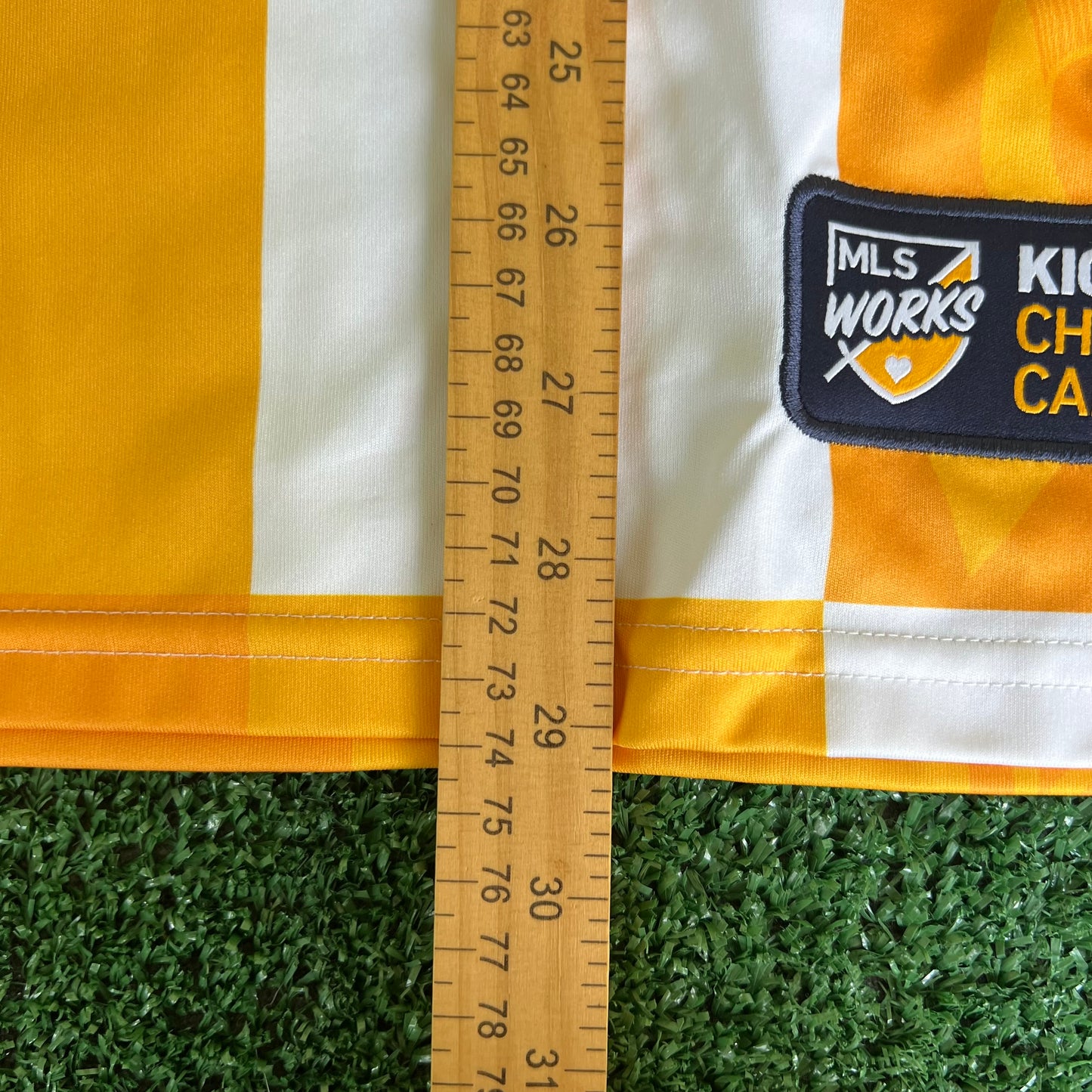 2022 MLS Olando City SC Kick Childhood Cancer Yellow Soccer Jersey - Small