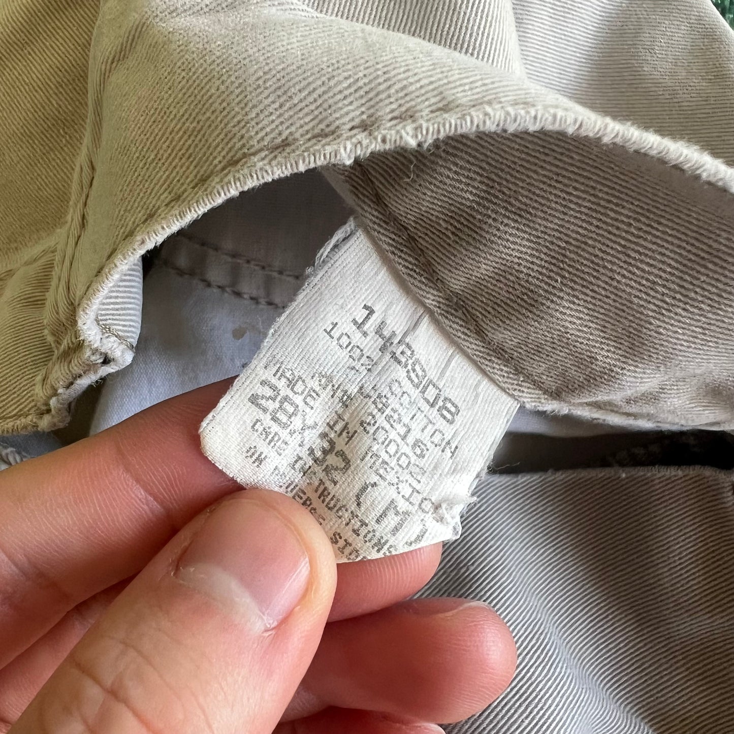 90s Y2K BOSS Baggy Straight Khaki Cargo Pants - 28x31"
