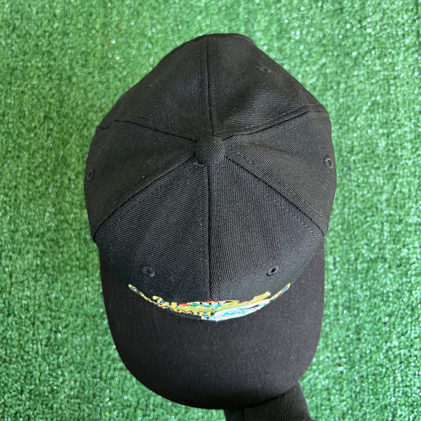 1997 New Era MLB Florida Marlins World Series Champions Black Snapback Hat