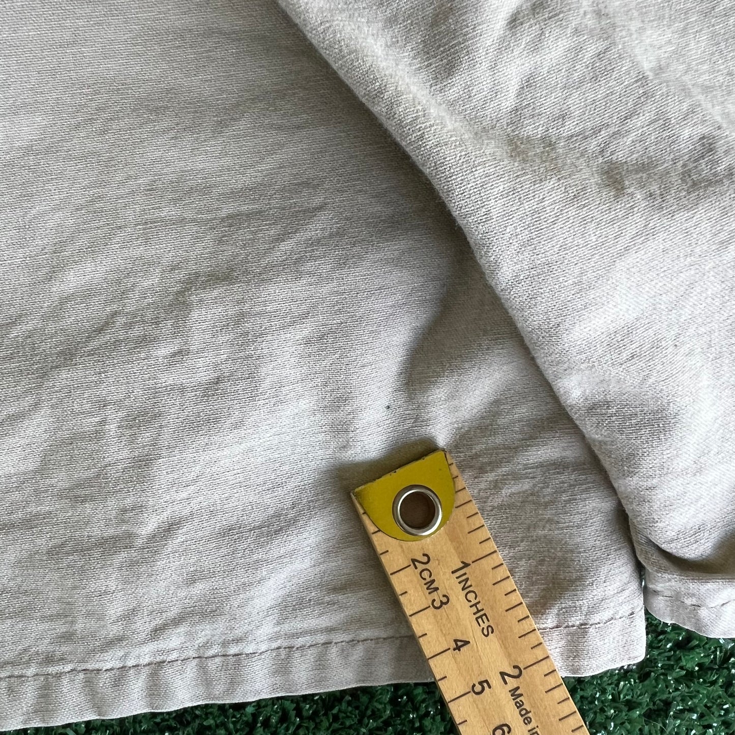 Y2K Carhartt B144 TAN Light Khaki Carpenter Shorts - 38x8"