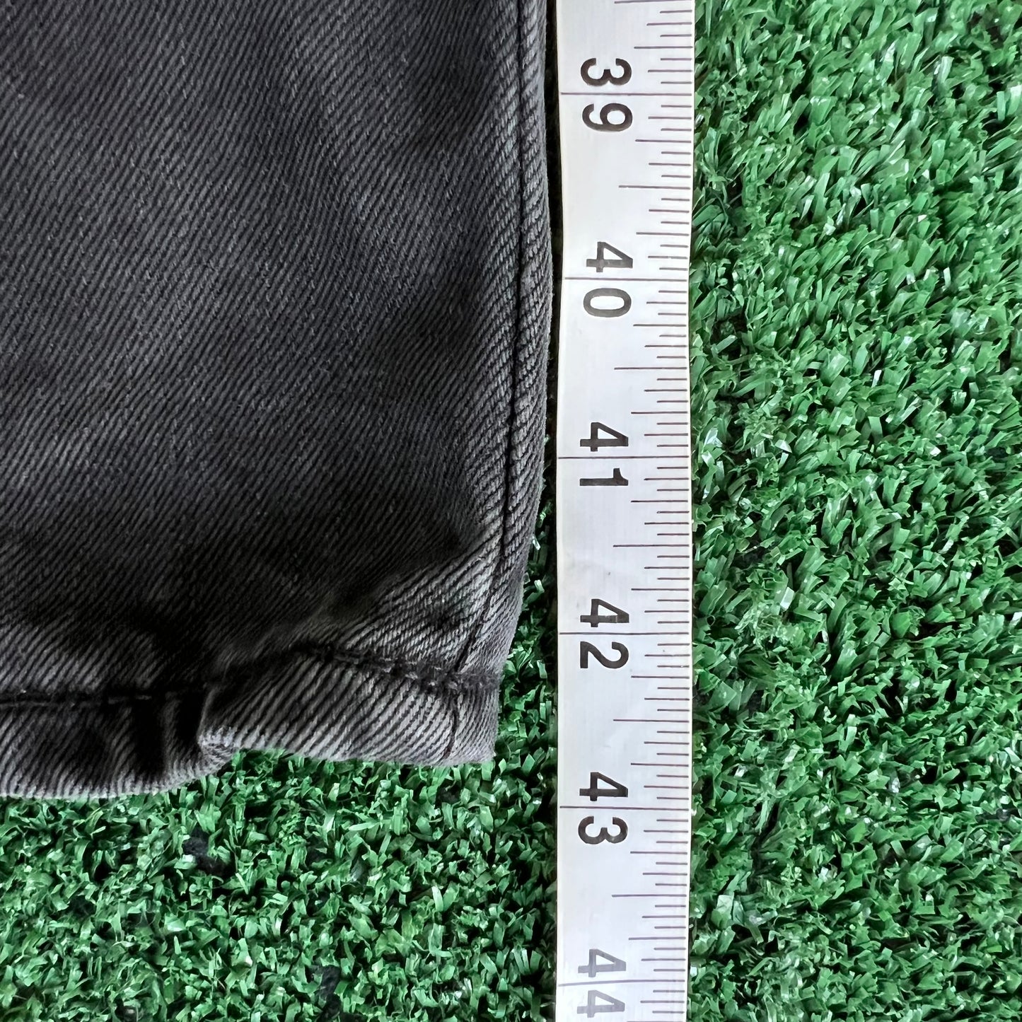 Y2K Men's Rocawear Baggy Wide-Leg Black Jeans 39x31" 20" Open JNCO Style