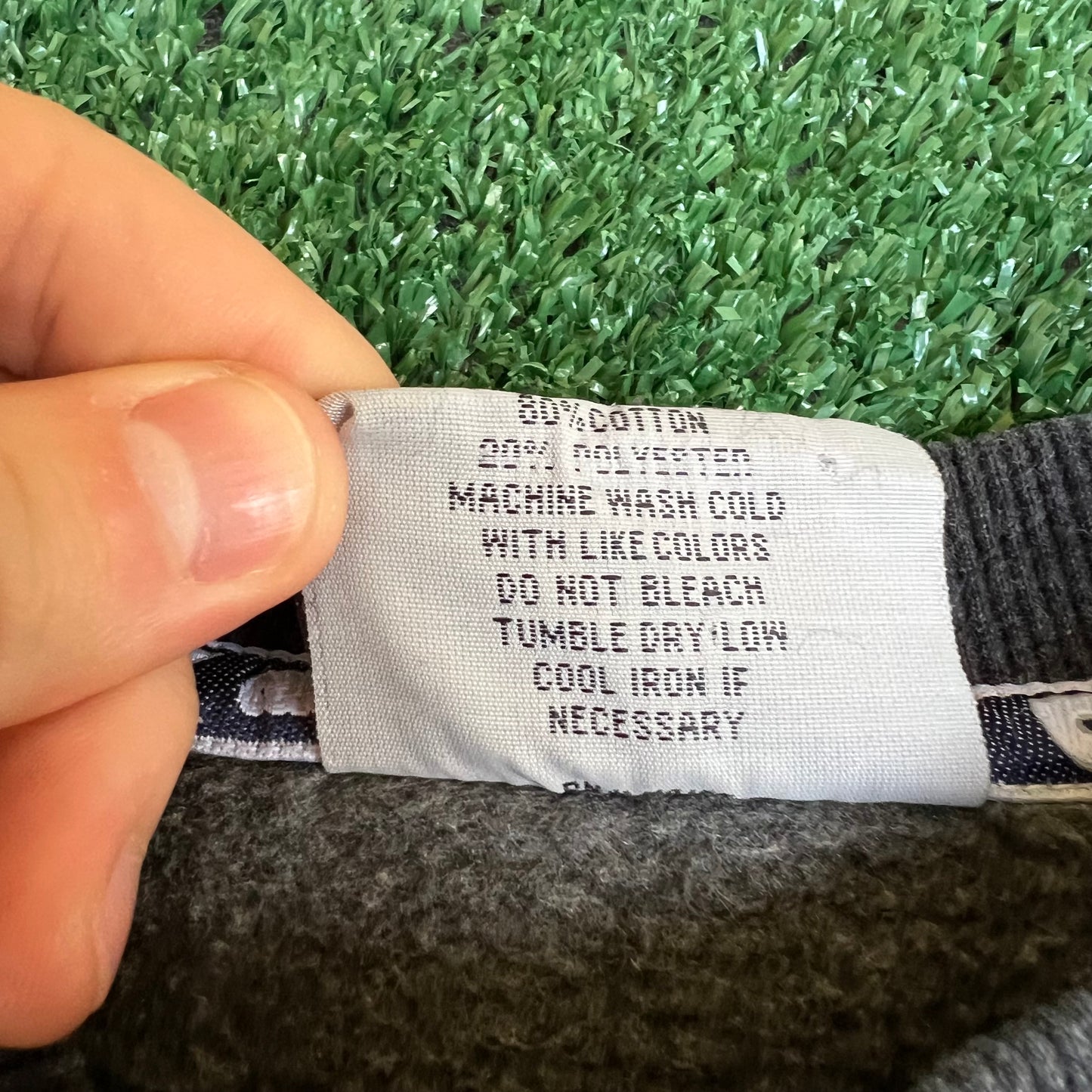 Vintage 90s Colosseum UCONN Huskies Gray Reverse Weave Crewneck Sweatshirt - Medium