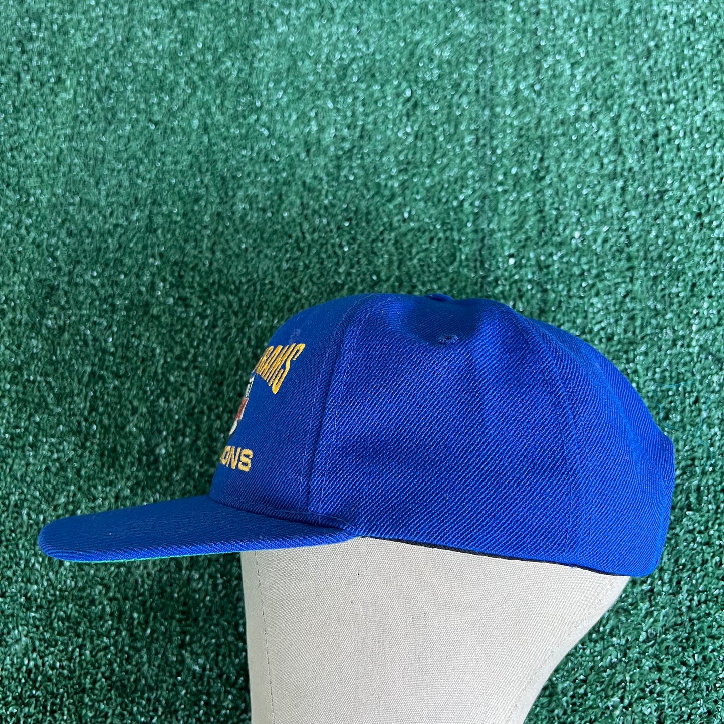 2000 NFL St. Louis Rams Super Champions Blue Snapback Hat
