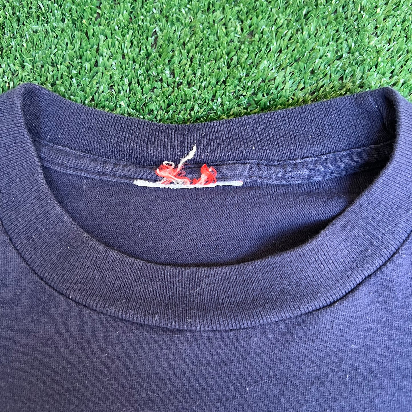 VTG 1994 Men's Coca-Cola "Always Cool" Polar Bear Skiing Navy Blue T-Shirt - Large