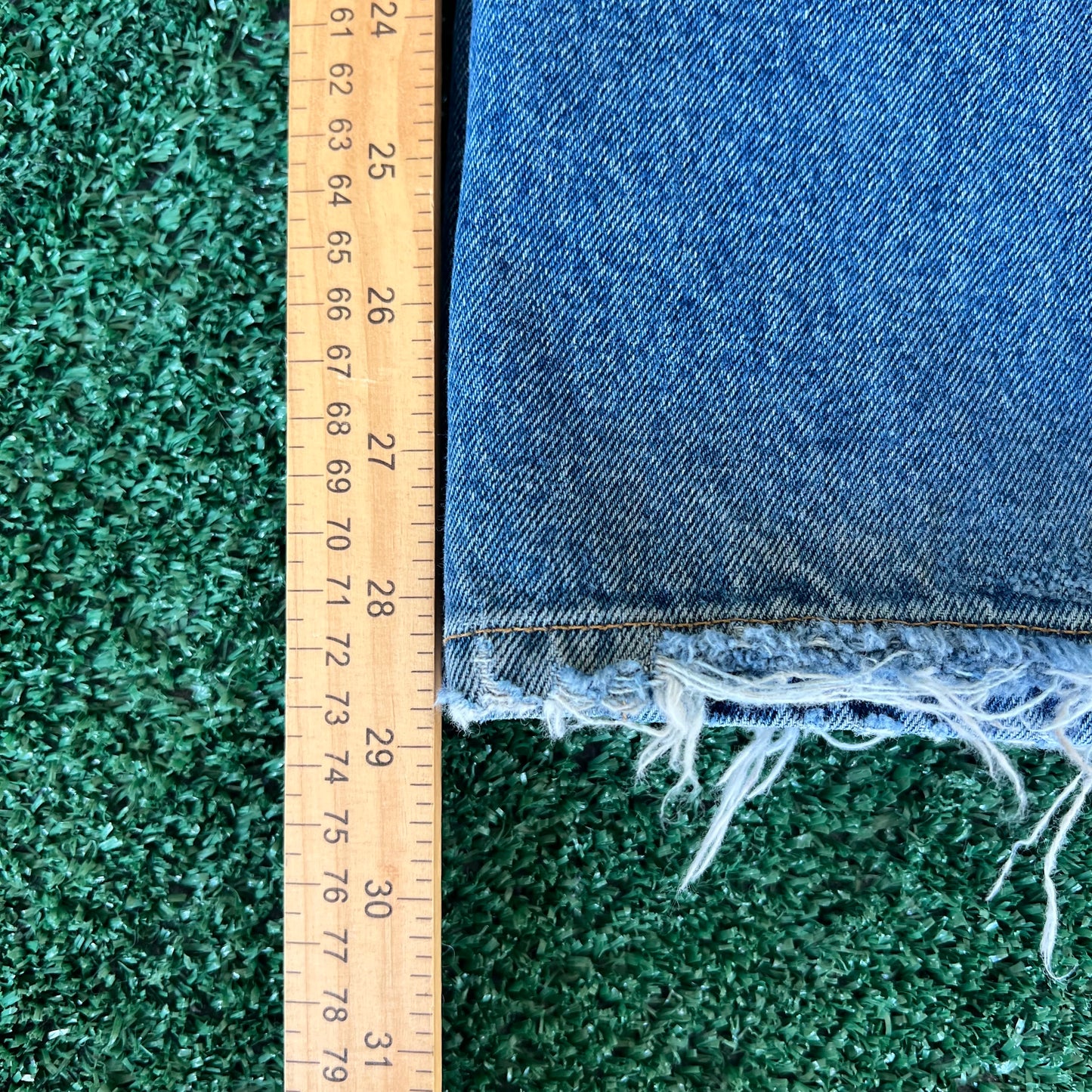 90s Y2K Bullhead Pipes Wide-Leg Blue Jeans - 32x29" 23" Opens