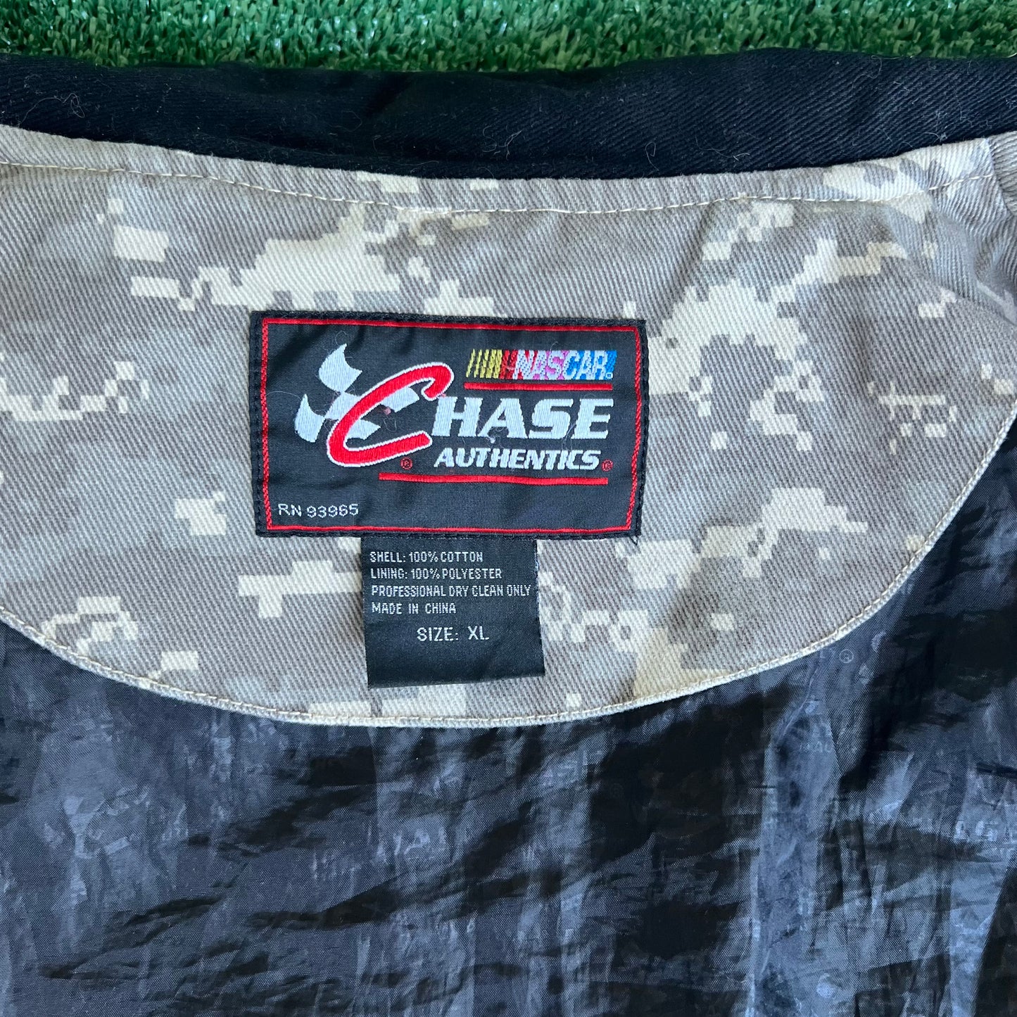 Y2K Chase Nascar Dale Jr. National Guard Digital Camo Jacket XL