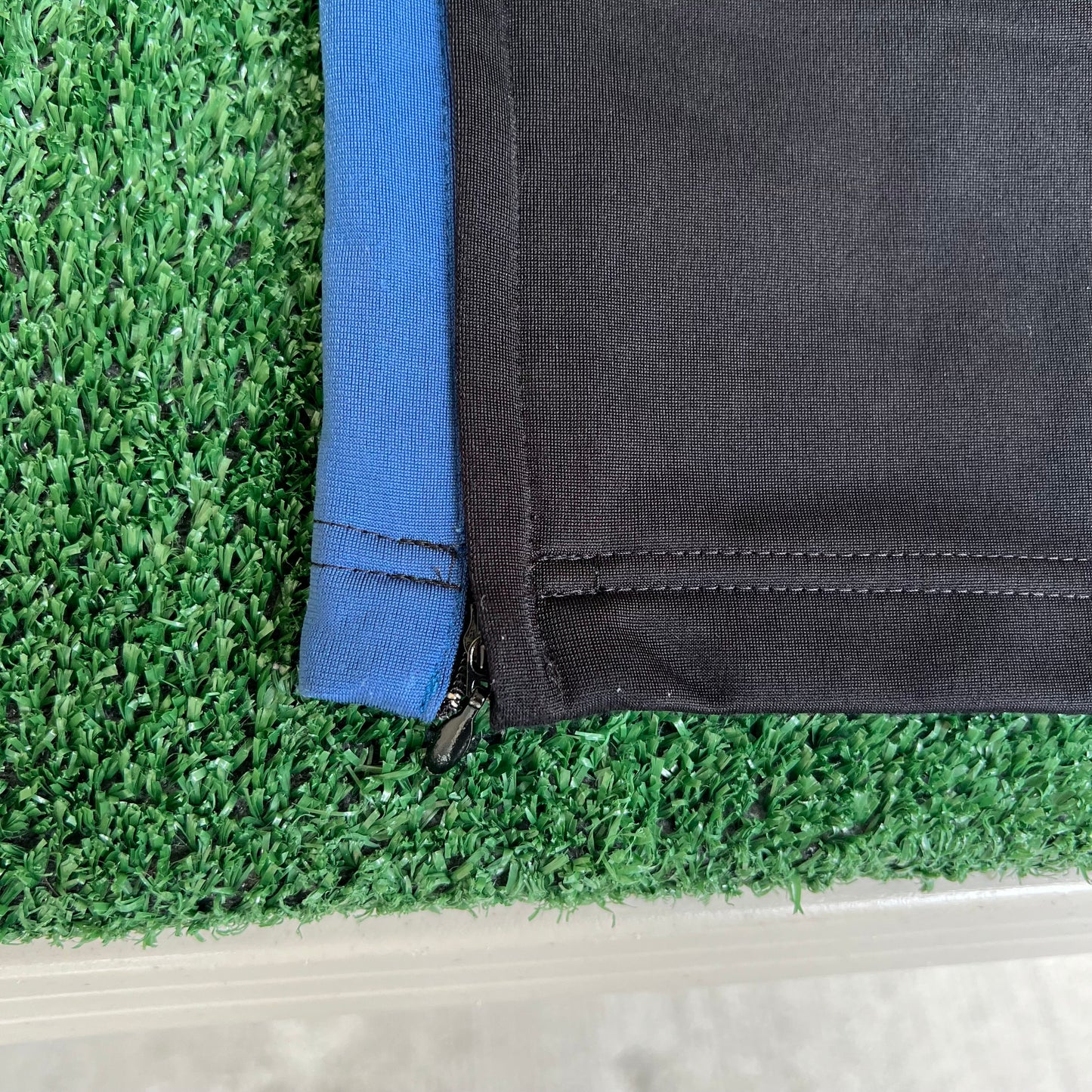 Vintage Y2K Men's Adidas Black Blue Baggy Track Pants - XL 35x32.5" 19" Openings