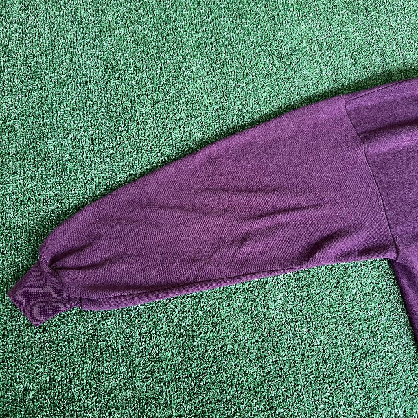 90s Florida State Seminoles FSU AOP Spellout Dark Purple Sweatshirt - Large
