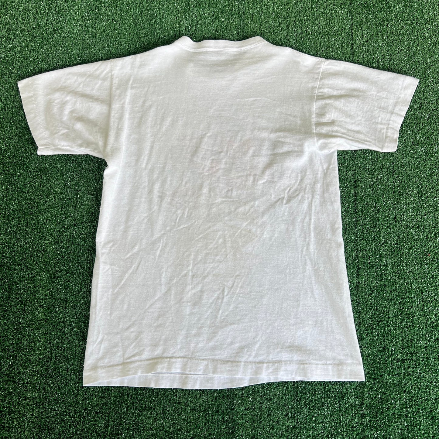 1969 Champion Blue Bar SEC Cartoon Mascots White T-Shirt - Small