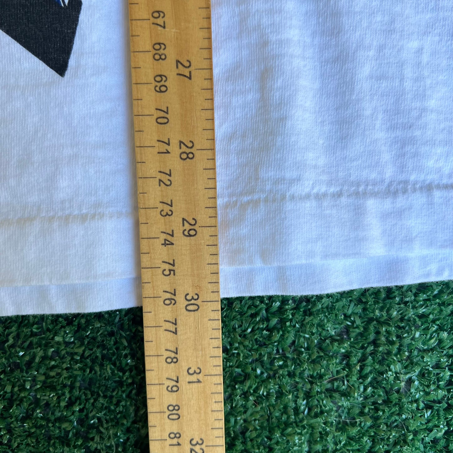 Vintage 90s Men's Magic Johnson T's NFL Cowboys AOP Spellout White T-Shirt - Large