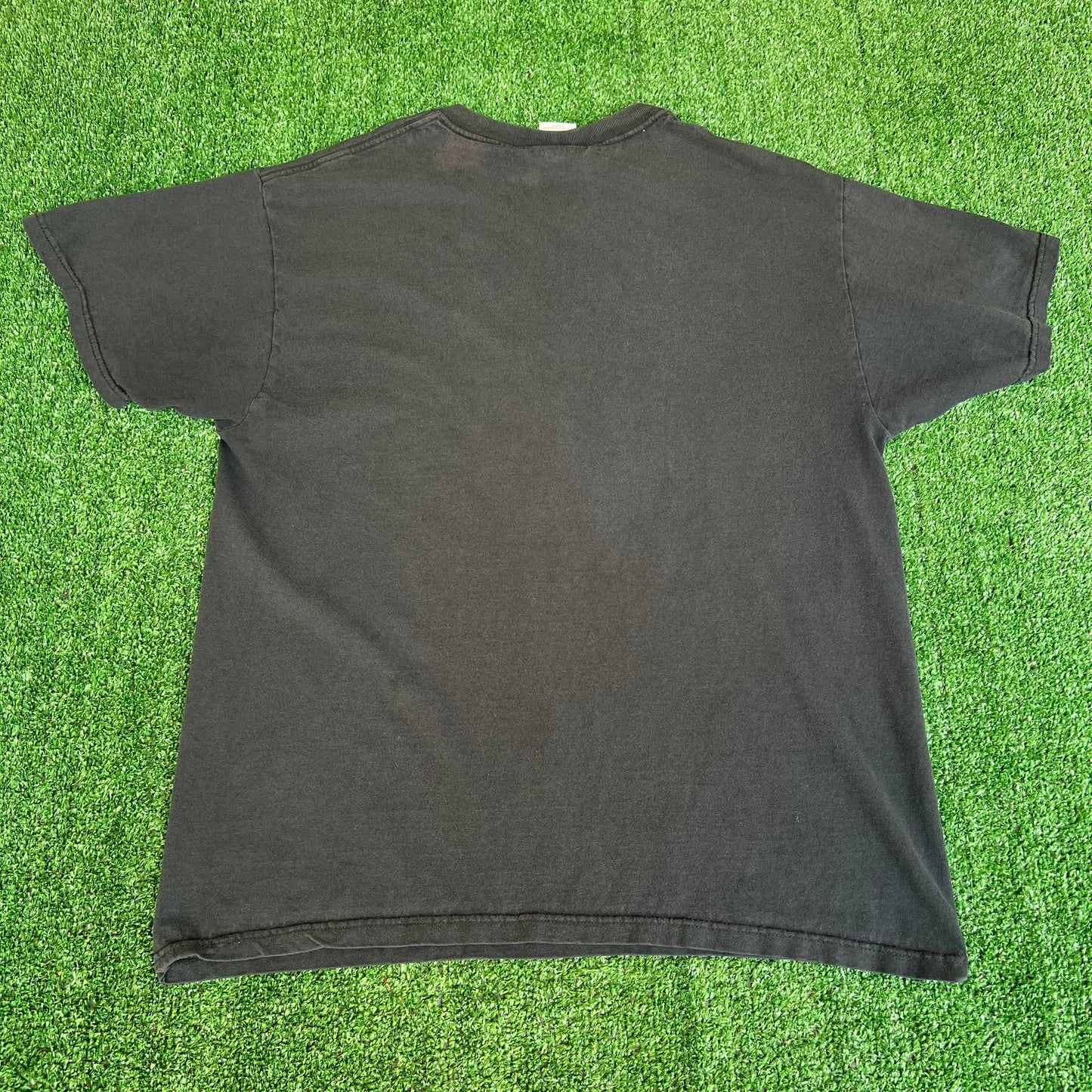 VTG Y2K Men's "Still Waiting for Sign" Jesus Marilyn Manson Black T-Shirt - Large