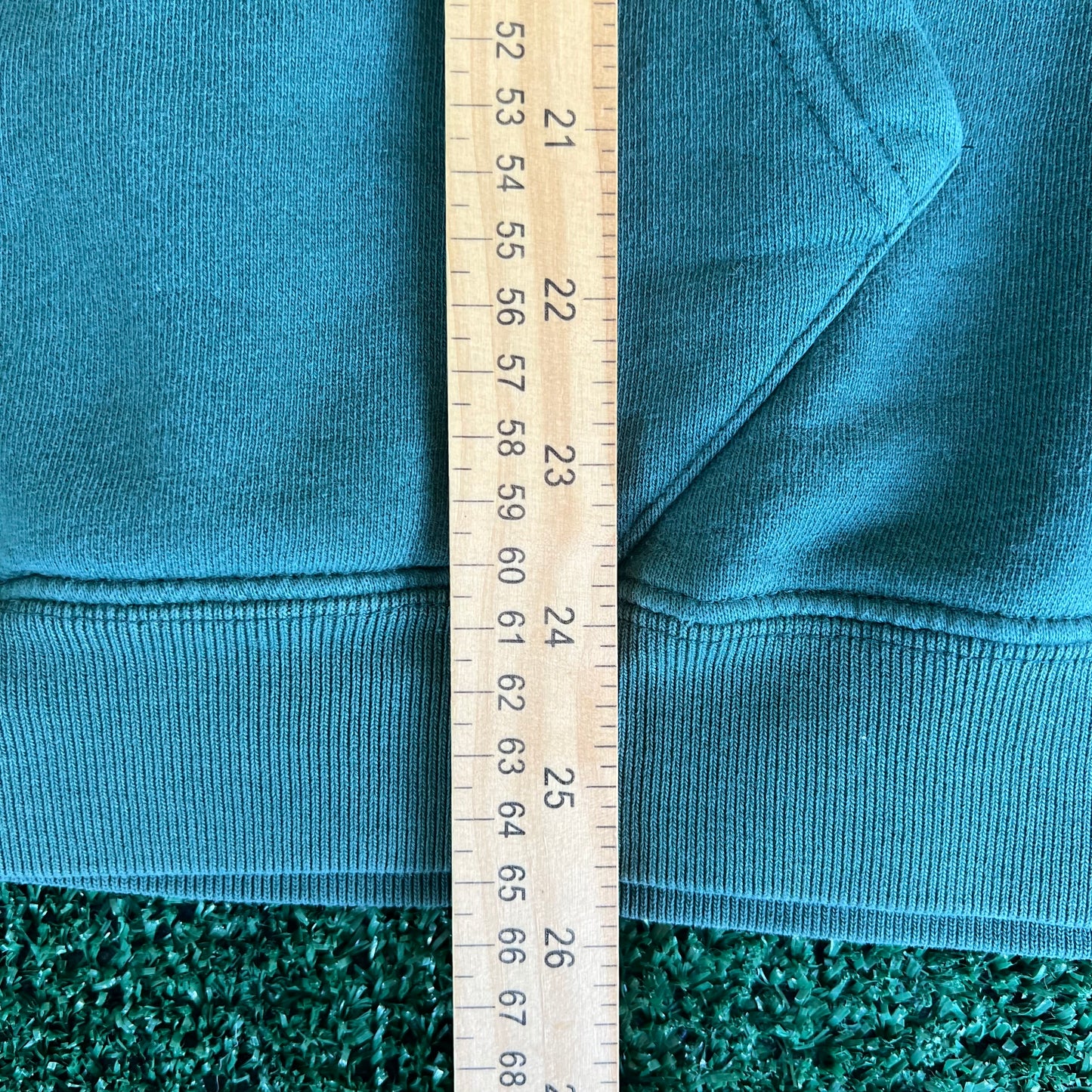 90s GAP Athletic Sweats Forest Green Blank Boxy Hoodie - Large
