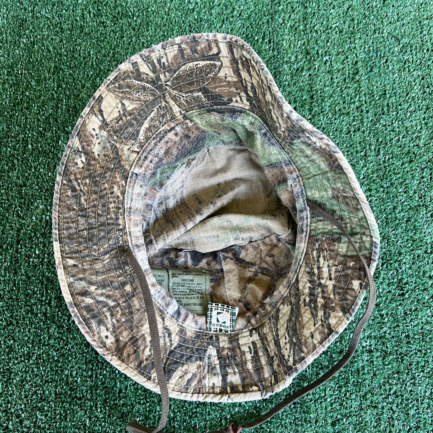 Y2K Military Broner Type 2 Jungle Realtree Camouflage Bucket Hat - 7 1/2