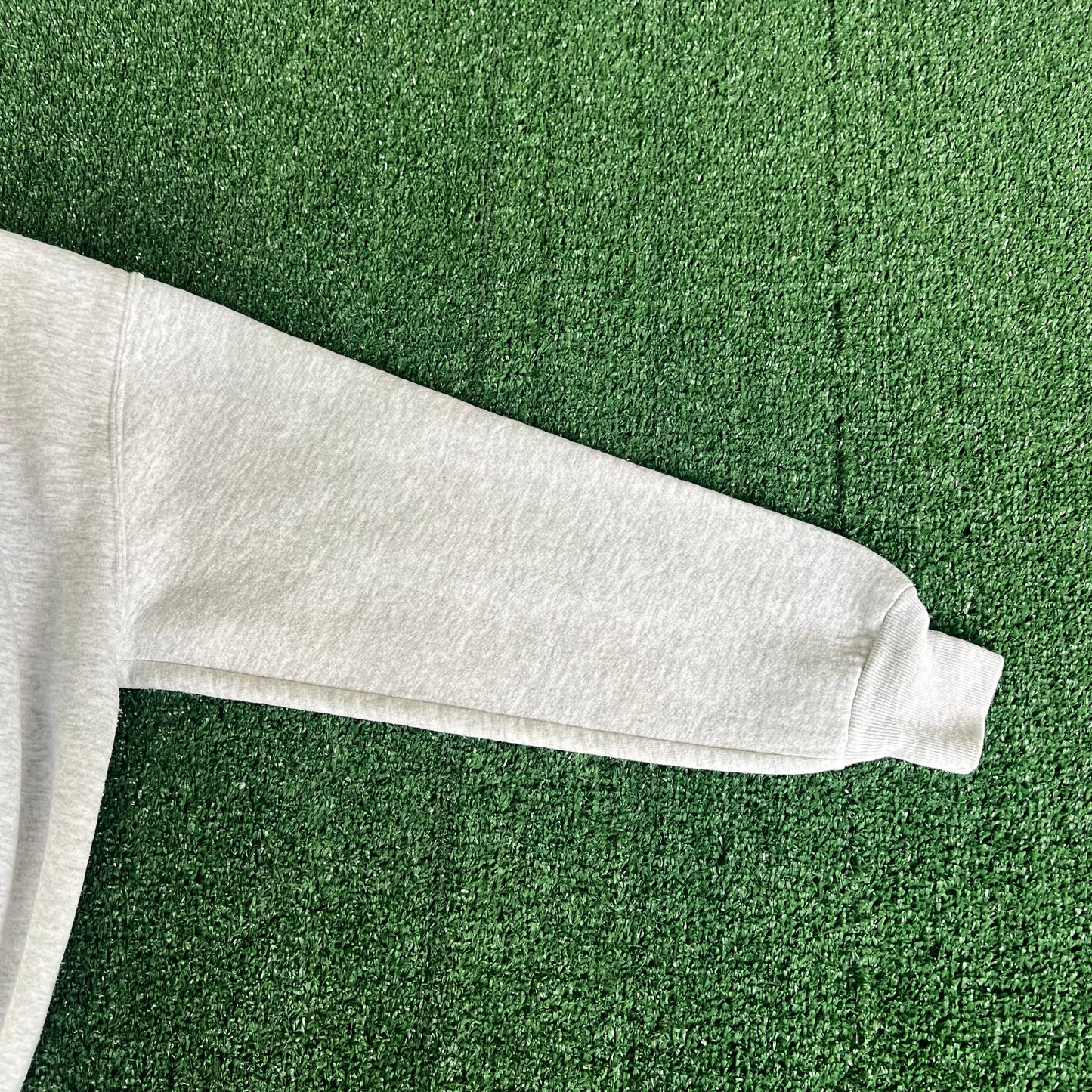90s Russell Athletic Blank Gray Sweatshirt - Small