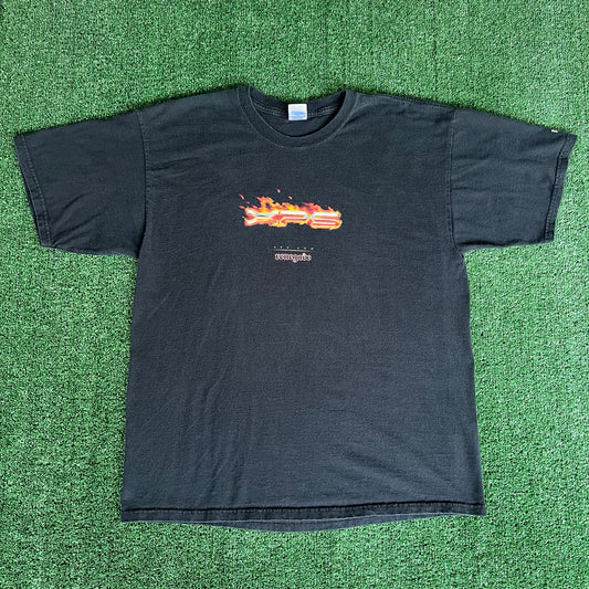 Y2K Dell Computers XPS Gaming PC Promo Black T-Shirt - XL