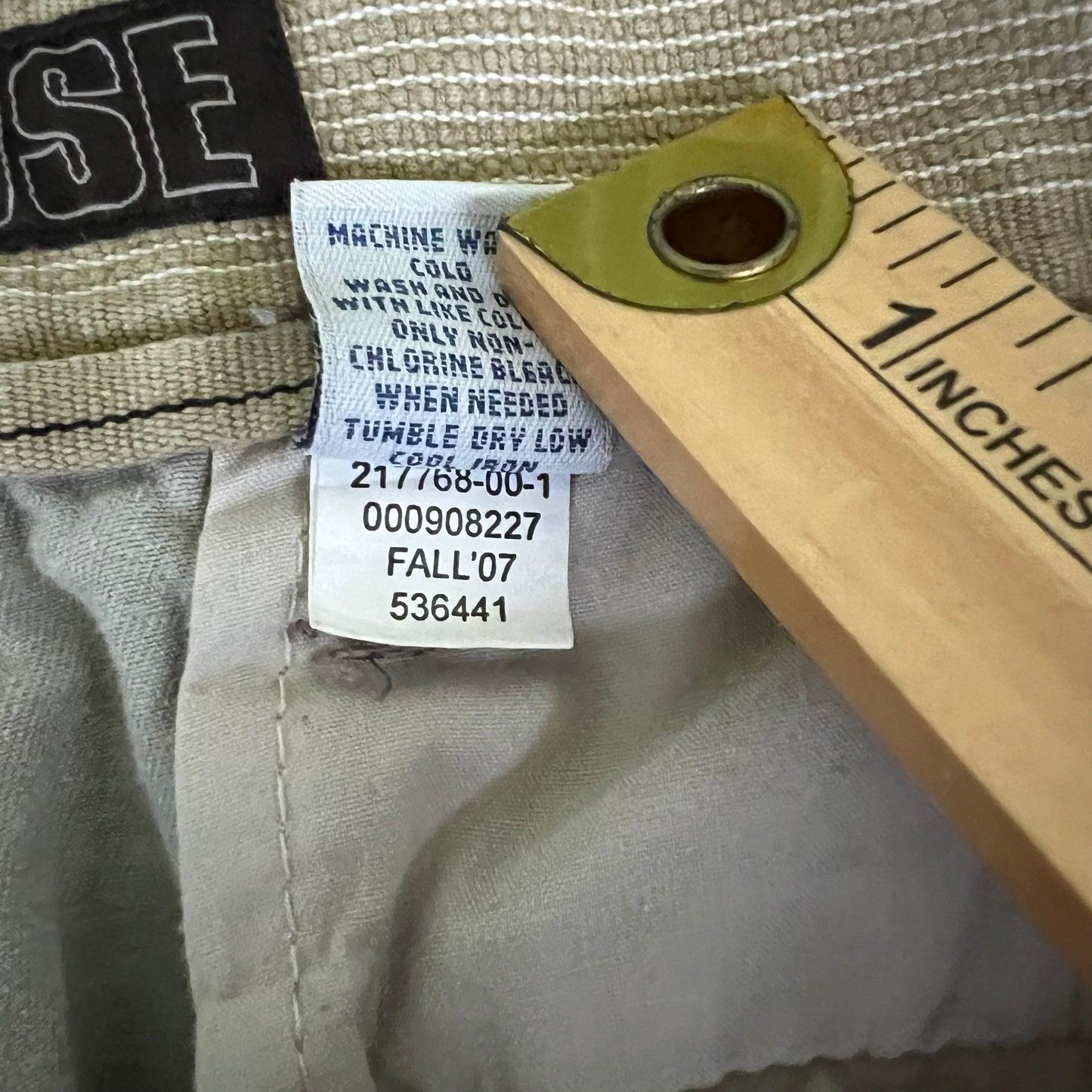 Y2K Old Navy Loose Baggy Wide-Leg Khaki Pants - 34x28" 21" Openings