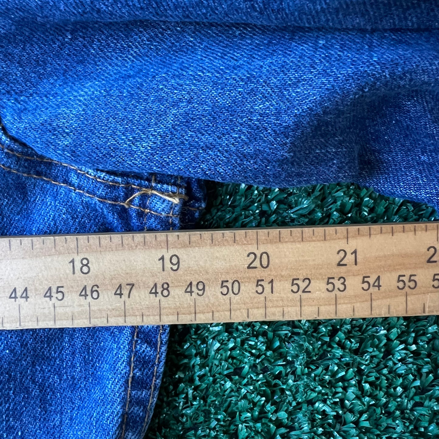 70s Levi’s 70505-0217 Type 3 Indigo Denim Jean Jacket Small E #52 B - Size 36 Small