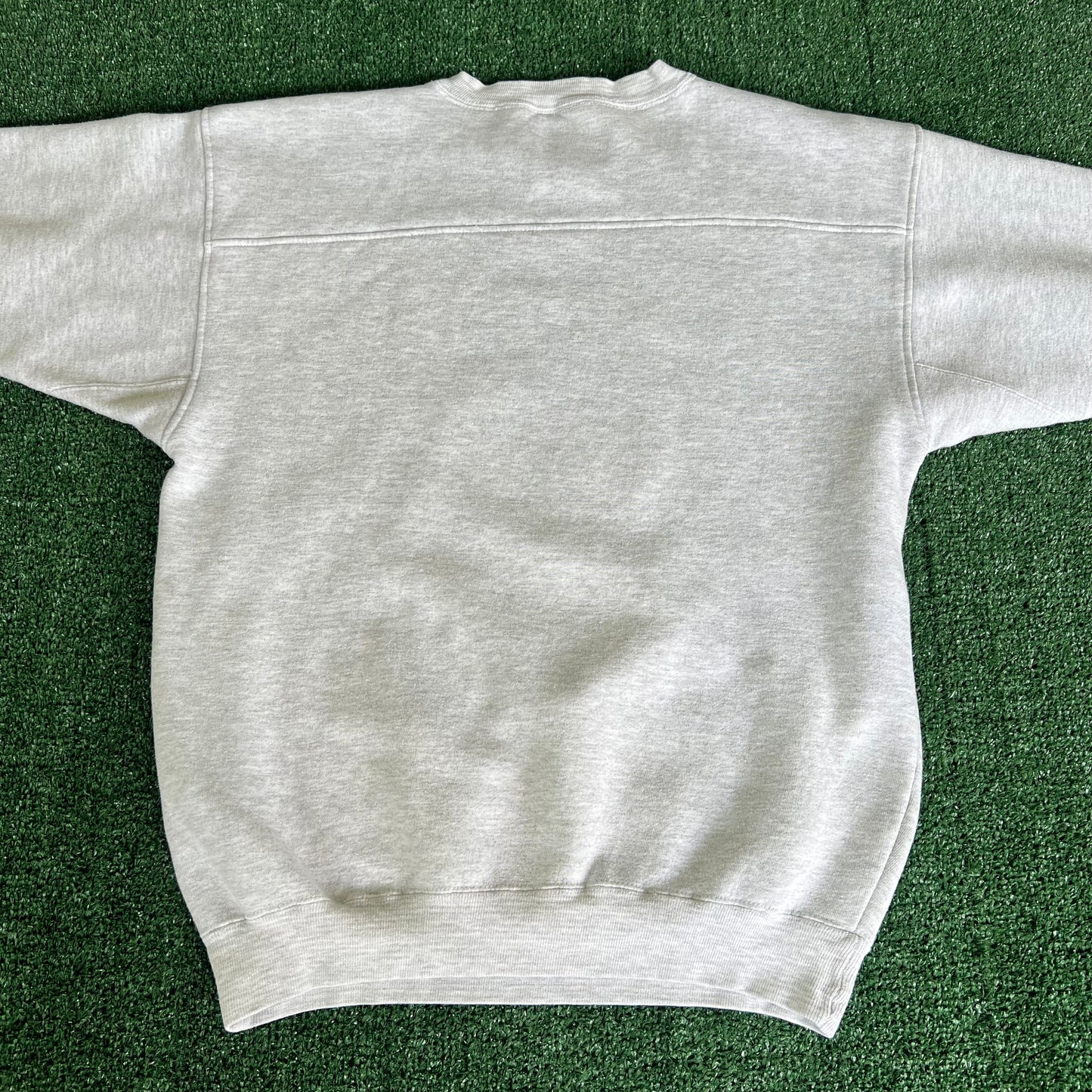90s Galt University of Illinois Fighting Illini Football Gray Sweatshirt - Medium