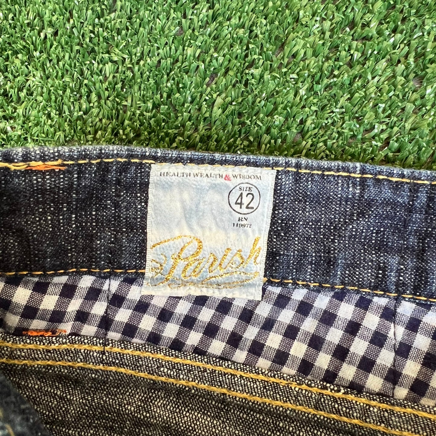 VTG Y2K Men's Parish Wide-Leg Indigo Blue Jeans 40x31" 20" Opens Southpole Style