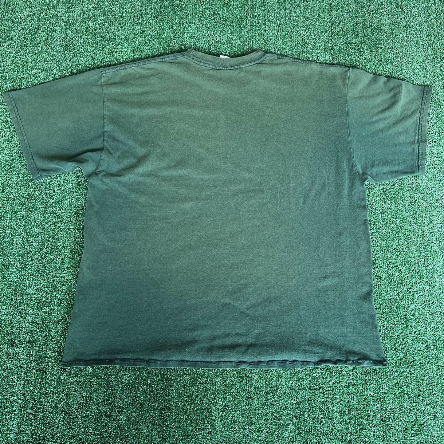 Y2K MLB Tampa Bay Devil Rays Faded Dark Green T-Shirt - 2XL