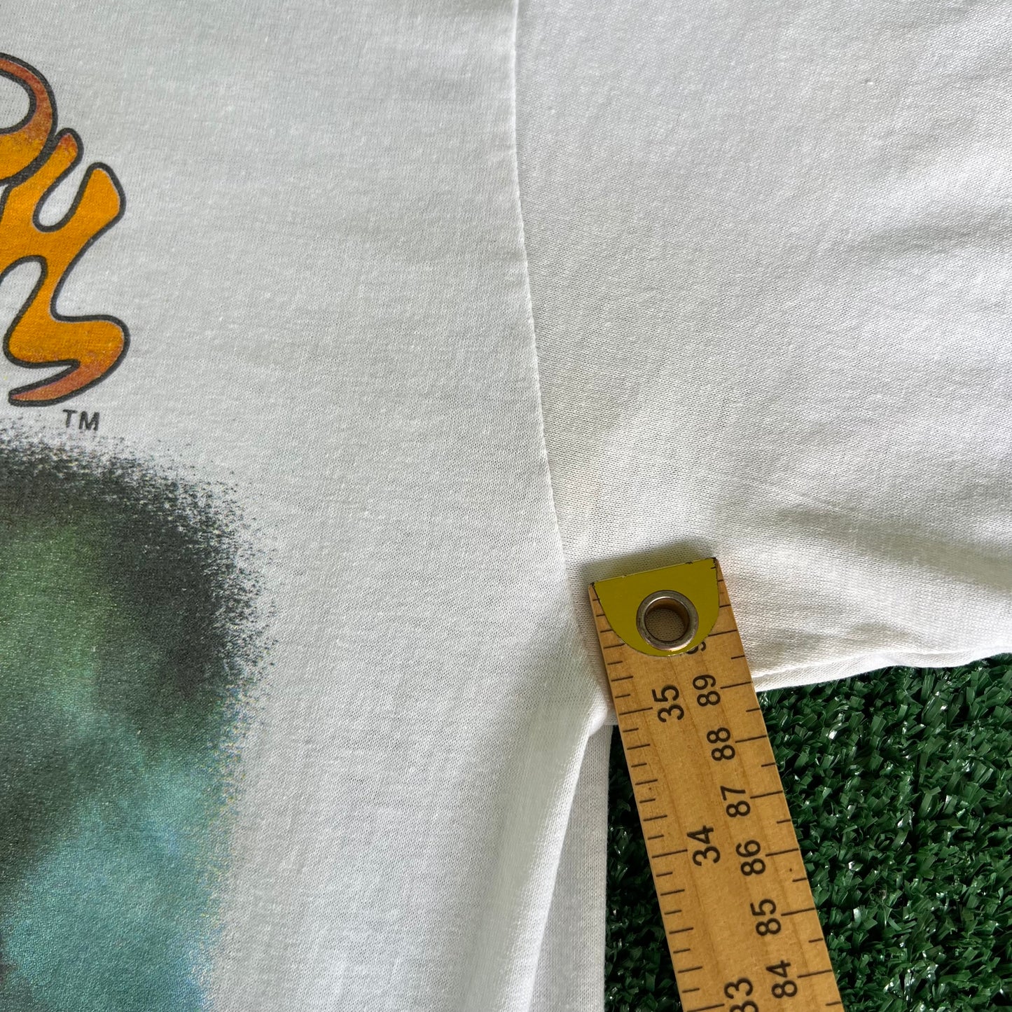 80s Aerosmith Rock Band "Walk This Way" White T-Shirt - Large
