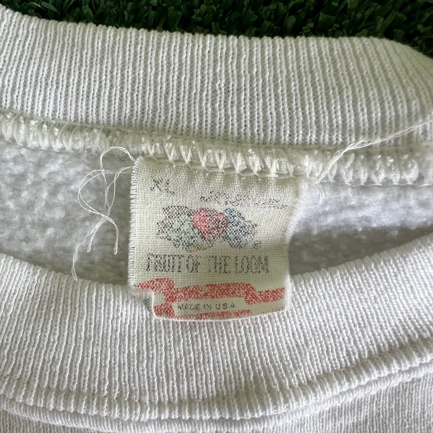 80s NFL Cincinnati Bengals "Welcome to the Jungle" White Raglan Sweatshirt - Large
