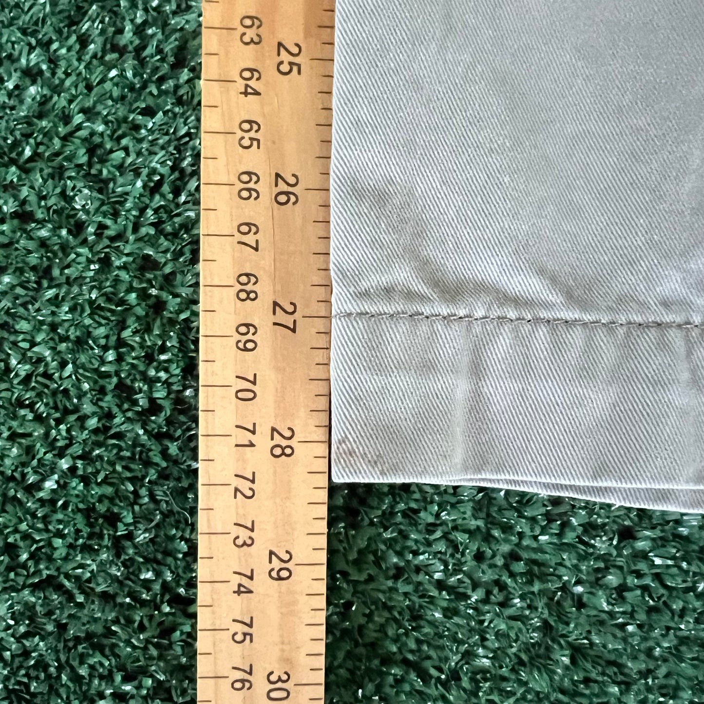 Y2K Old Navy Loose Baggy Wide-Leg Khaki Pants - 34x28" 21" Openings