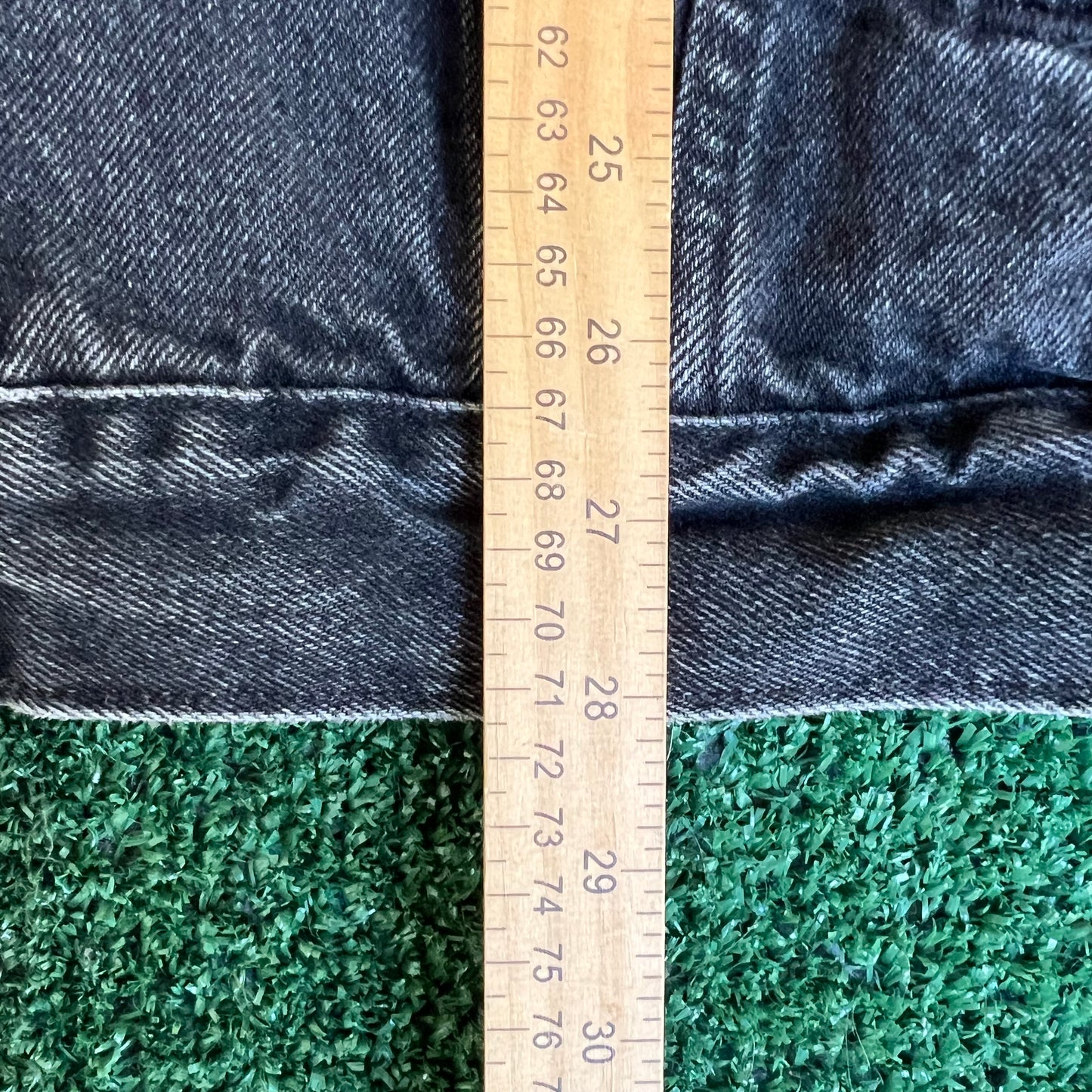 VTG 80s Men's Levi's Black Red Tab 70507-4159 #287 Button USA Trucker Jacket - XL