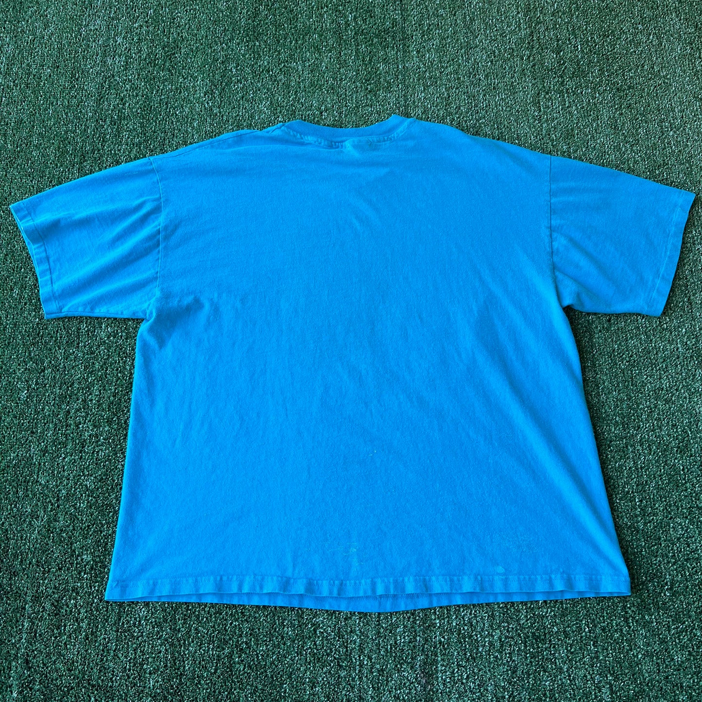 1995 Mens NFL Jacksonville Jaguars Banned Logo Team Heros Cartoon T-Shirt - XL