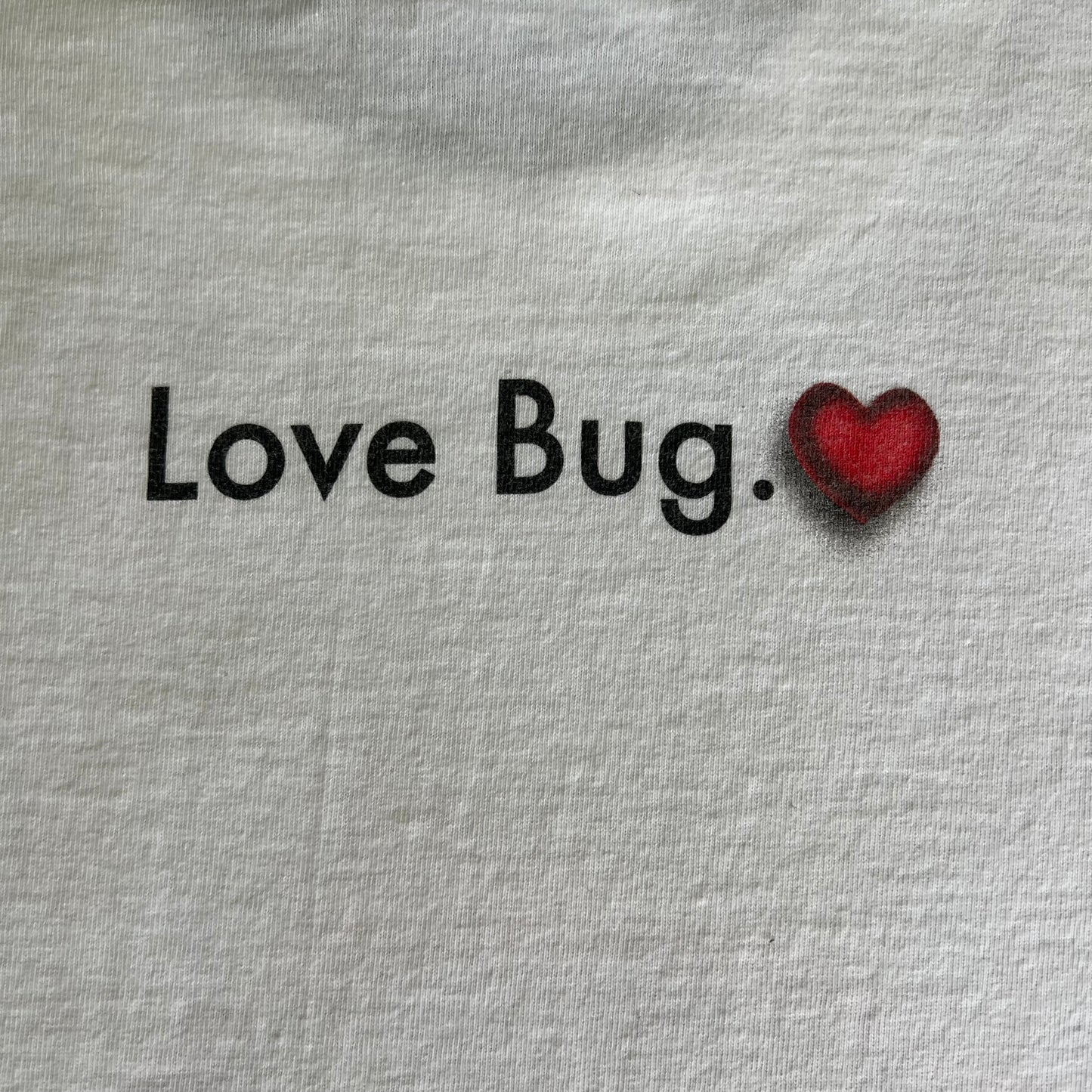 90s Volkswagen Beetle Love Bug White T-Shirt - Medium