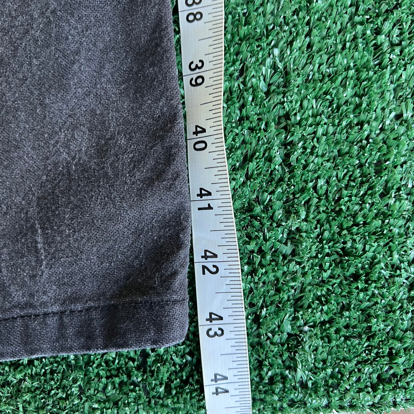 Dickies Carpenter Baggy Faded Black Canvas Pants - 35x32" 18" Openings
