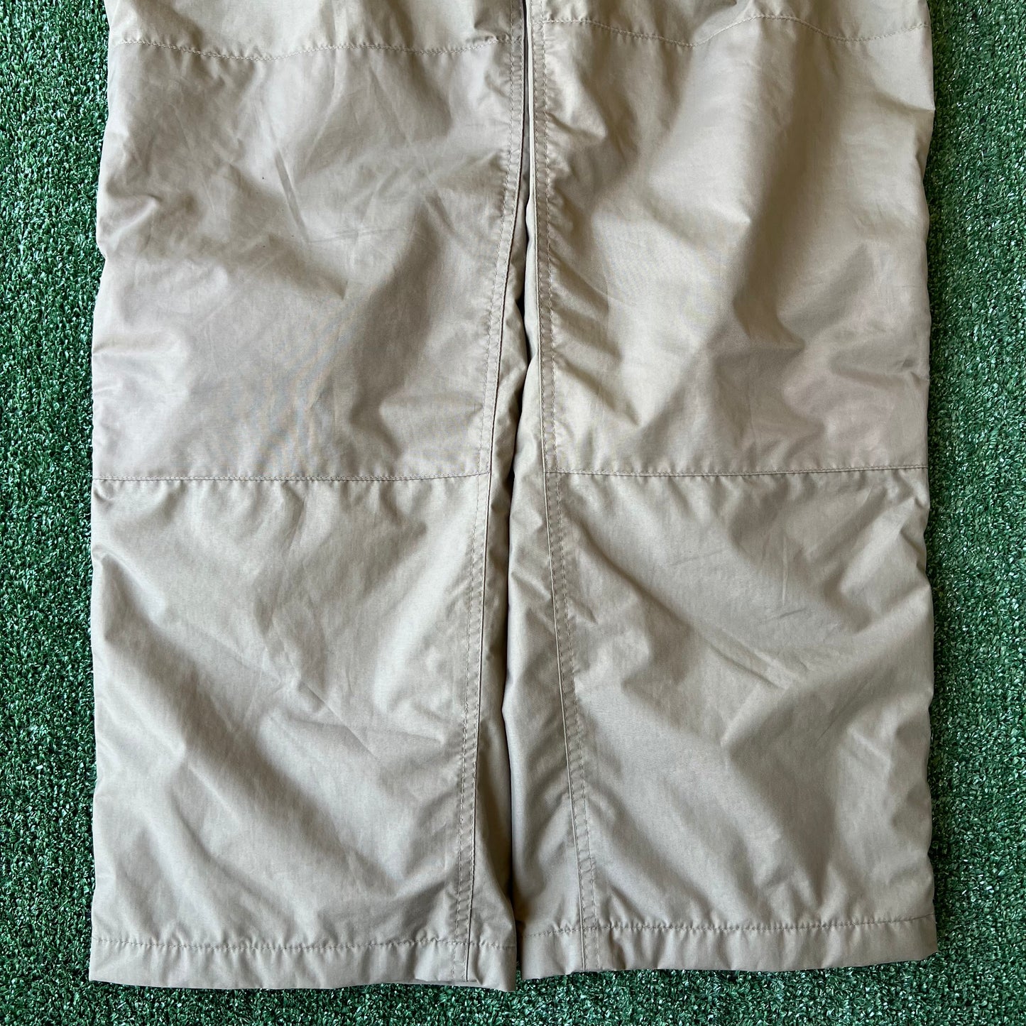 Y2K Cabelas Olive Green Double Knee Gore-Tex Nylon Waterproof Pants - Large