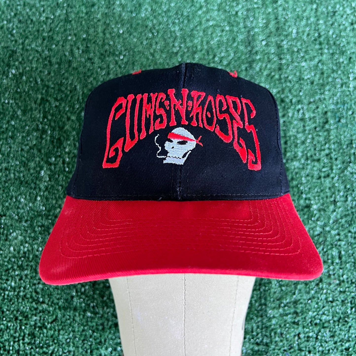 90s Guns N' Roses Hard Rock Band Black Snapback Hat