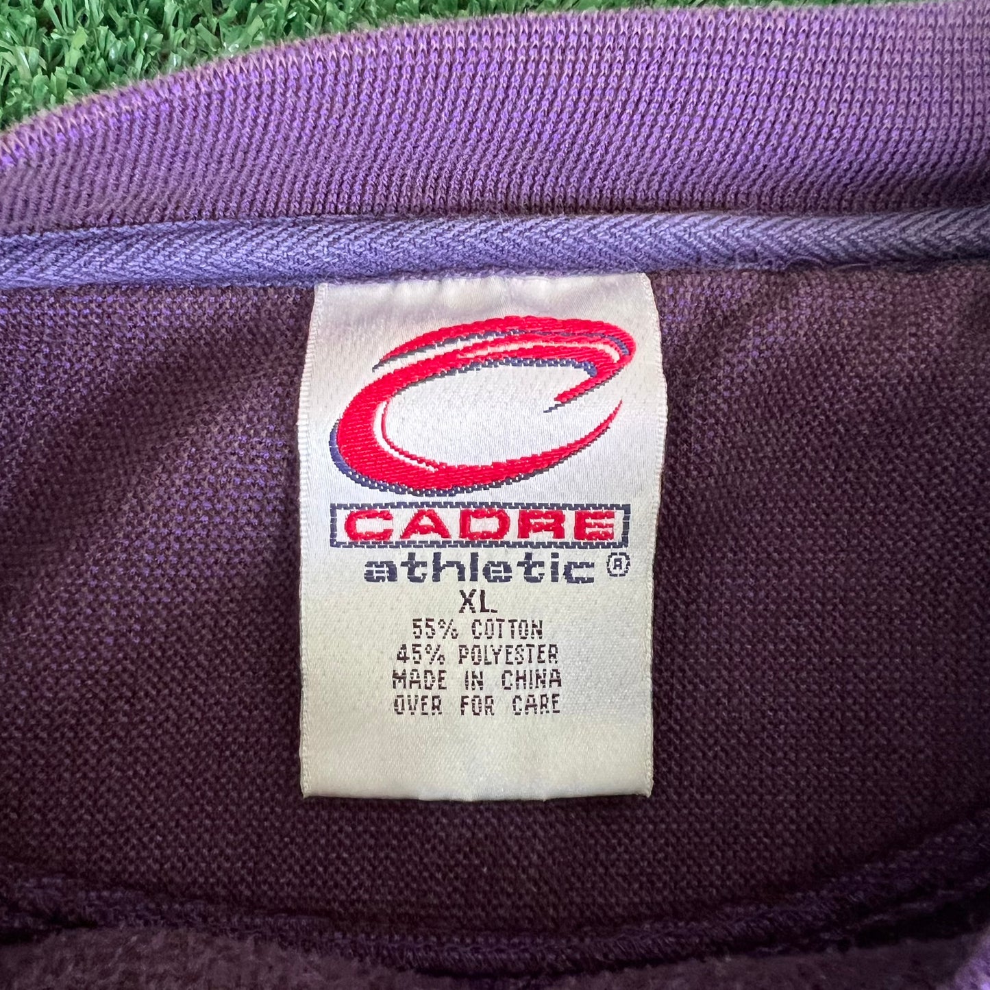 Y2K Cadre Athletic NFL Minnesota Vikings Waffle Knit Thin Sweatshirt - XL