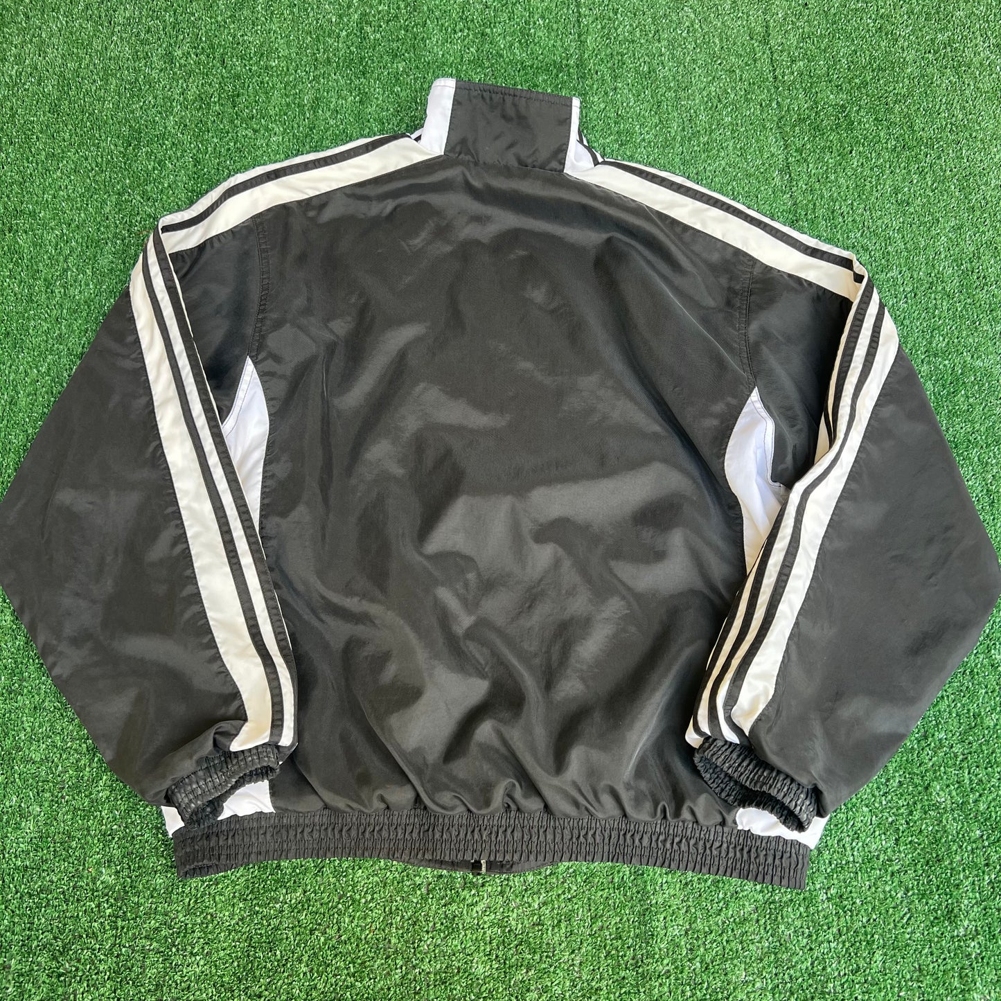 VTG Y2K Mens Adidas Footlocker Cross Country Championships Black Track Jacket - XL