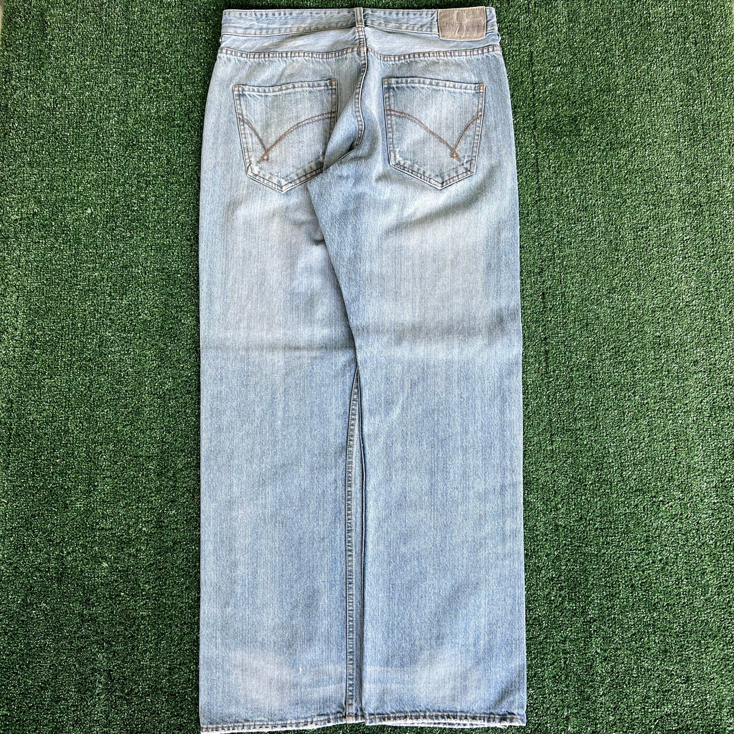 Y2K Unionbay Baggy Light Wash Blue Jeans - 36x 32.5" 19" Opens
