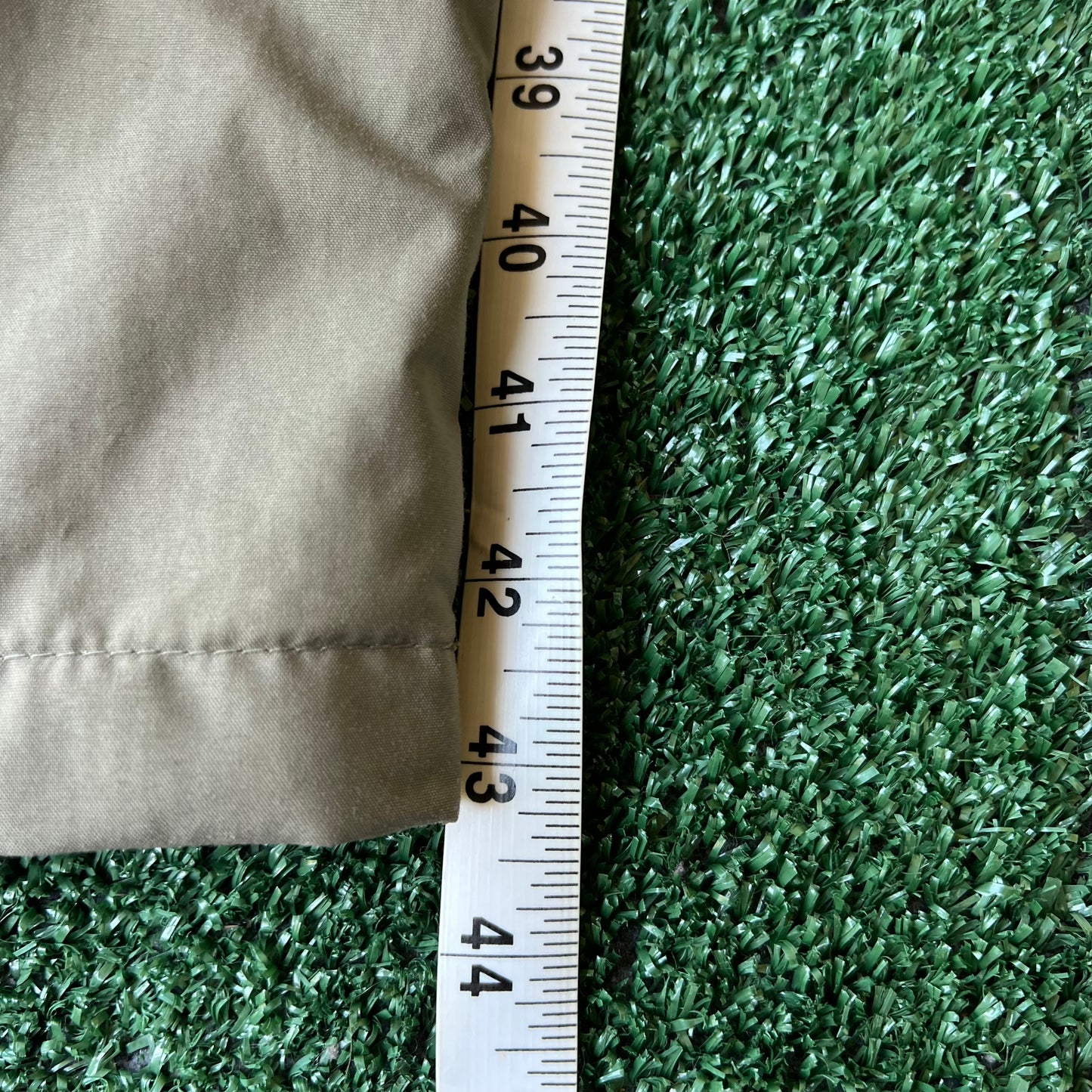 Y2K Cabelas Olive Green Double Knee Gore-Tex Nylon Waterproof Pants - Large