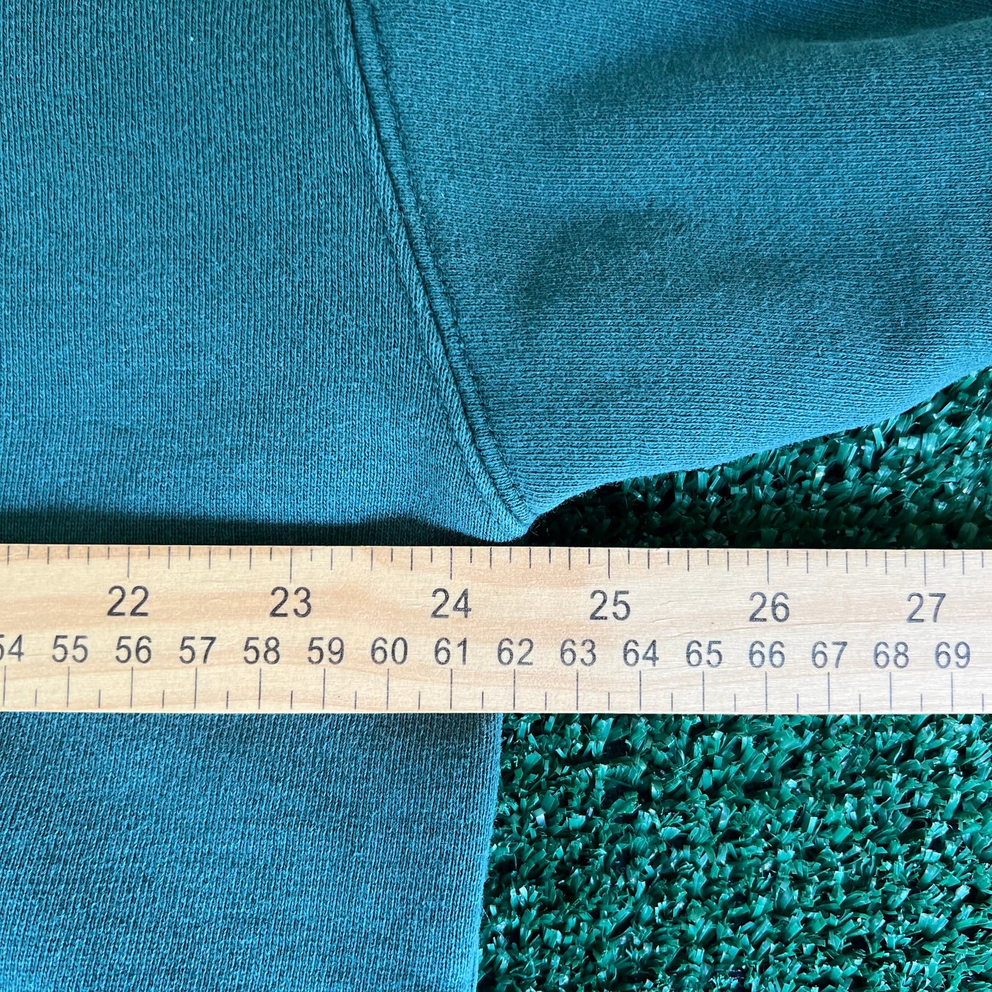 90s GAP Athletic Sweats Forest Green Blank Boxy Hoodie - Large