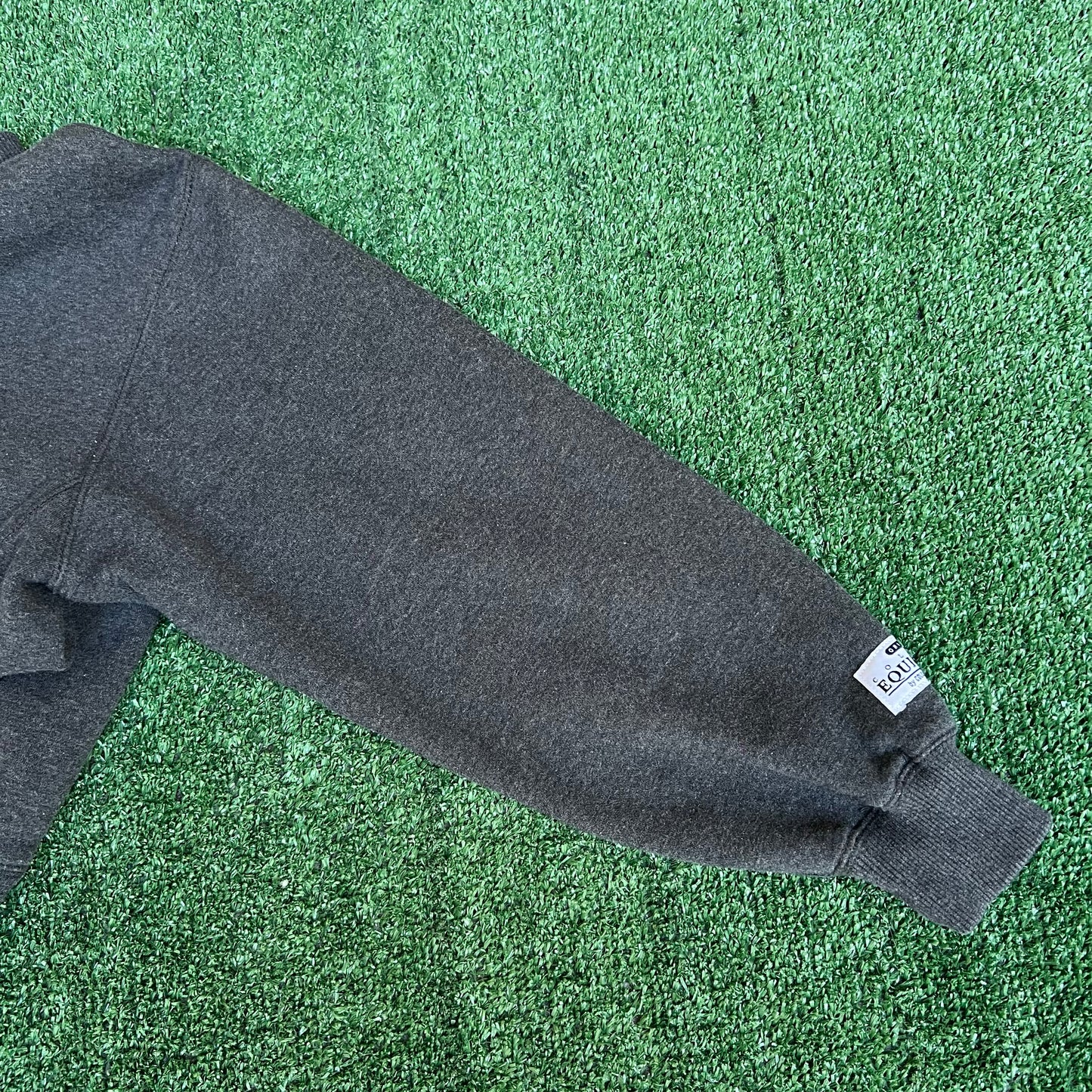 Vintage 90s Colosseum UCONN Huskies Gray Reverse Weave Crewneck Sweatshirt - Medium