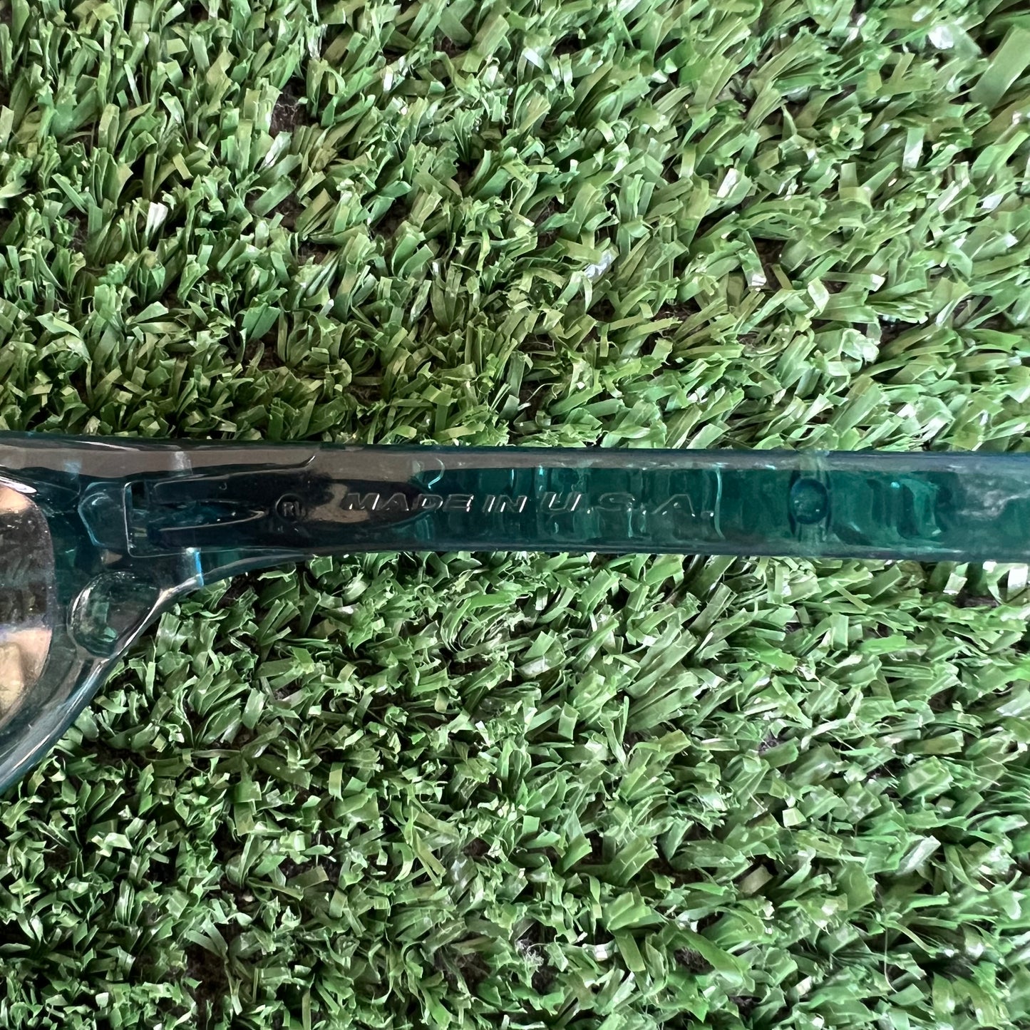 Vintage Y2K Oakley Four S Small Ice Blue Frame Light Blue Lens Blade 2 Wesley Snipes