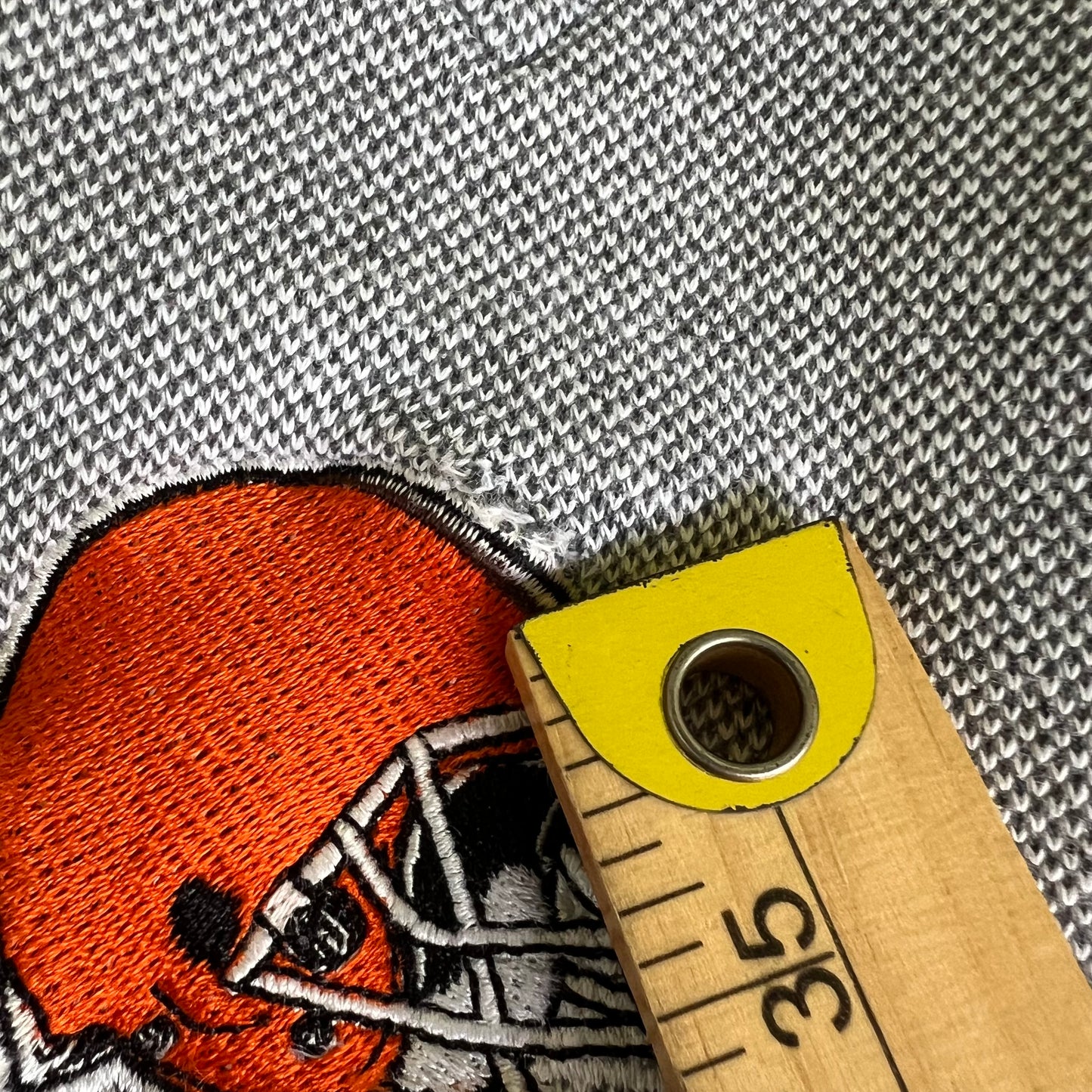 90s Puma NFL Cleveland Browns Gray Striped Sweatshirt - Large