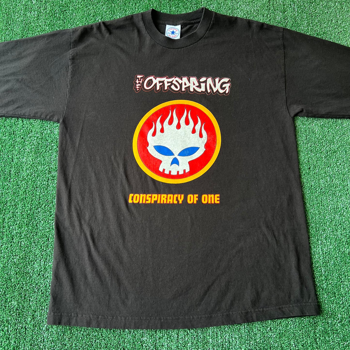 VTG 2000 The Offspring x Cypress Hill Conspiracy of One North American Tour Black Long Sleeve T-Shirt - XL