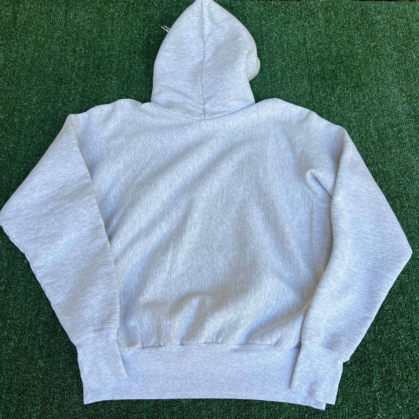 Vintage 80s Men's Snow Creek Blank Light Gray Reverse Weave Hoodie - XL 26x28" USA
