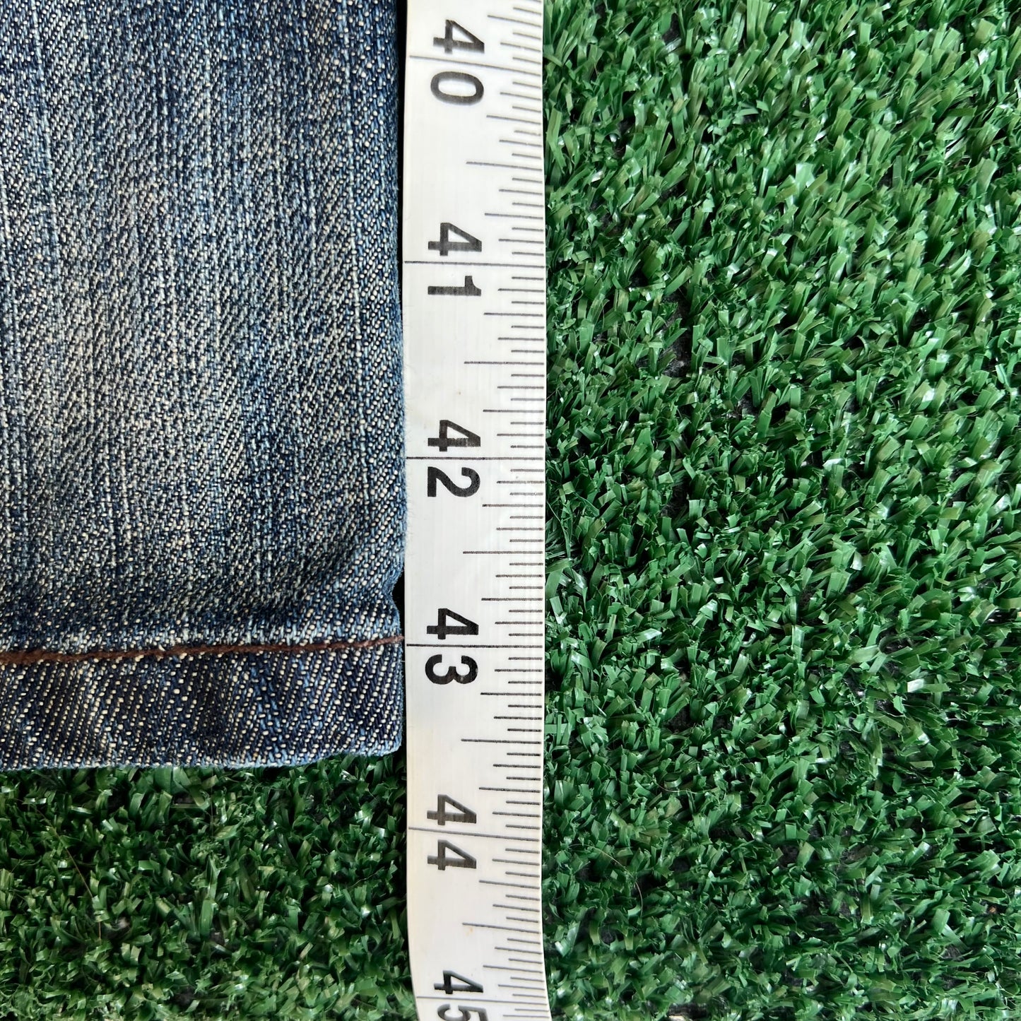 Vintage Y2K Men's Parish Wide-Leg Blue Jeans 42x32" 21" Opens Southpole Style
